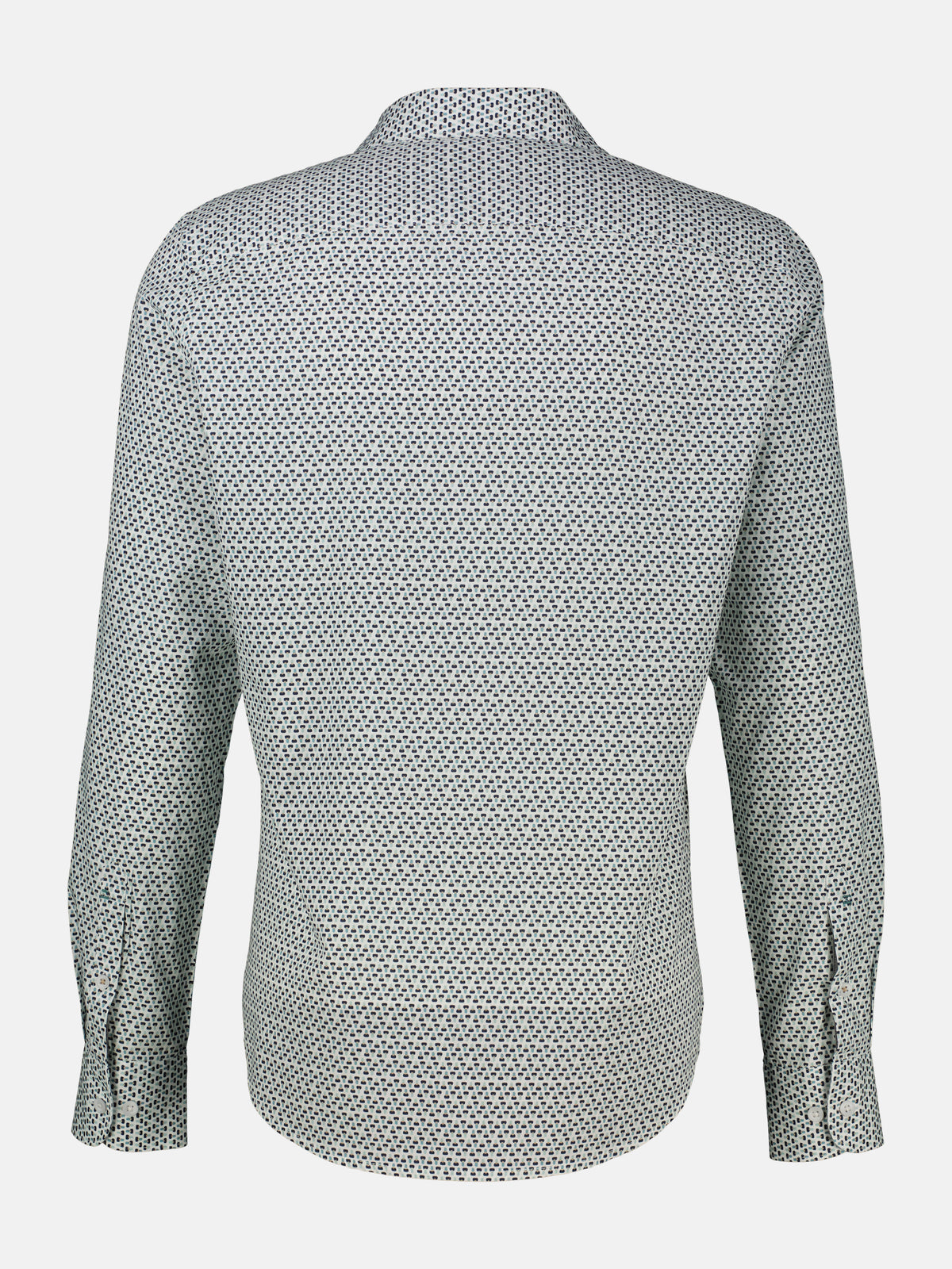 Sportliches Herrenhemd mit modernem Minimalprint-Design