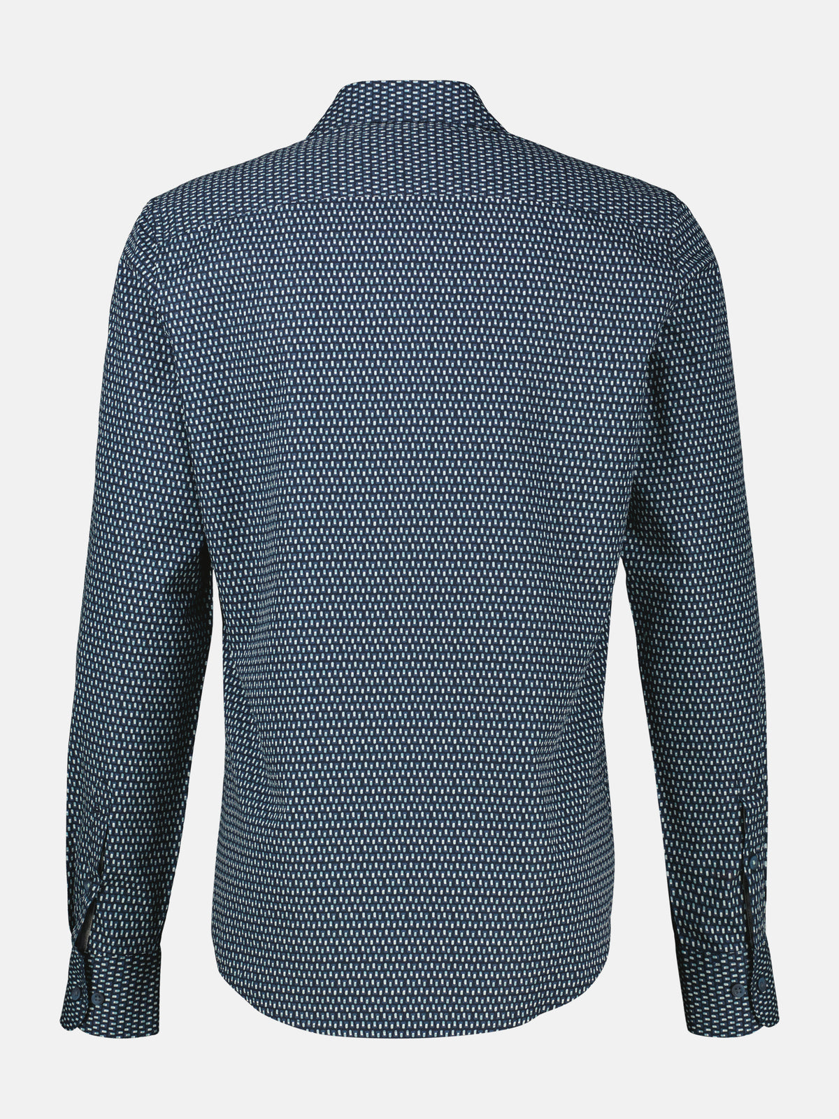 Sportliches Herrenhemd mit modernem Minimalprint-Design