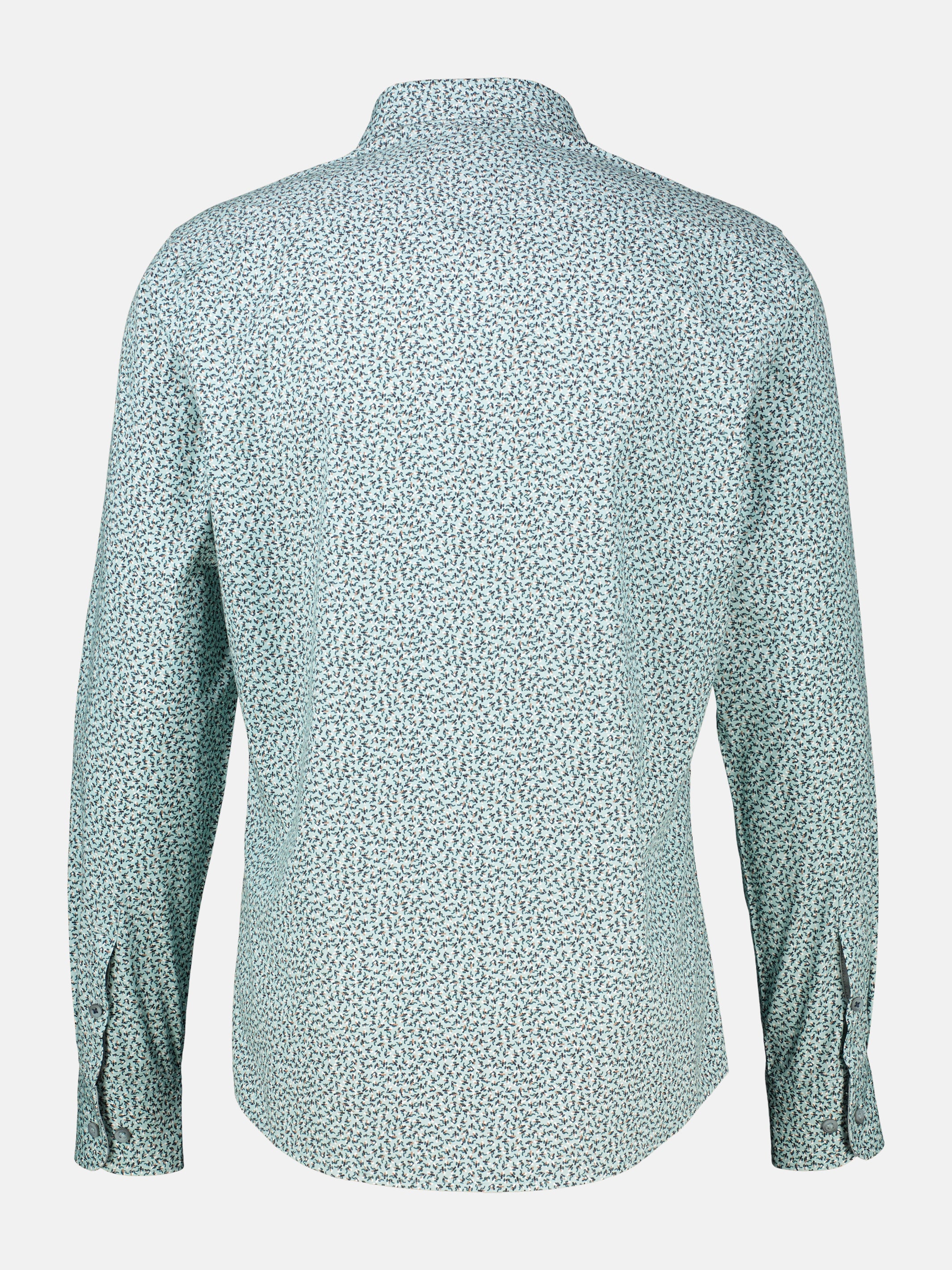 Herrenhemd mit angesagtem Printmuster aus Baumwollmix