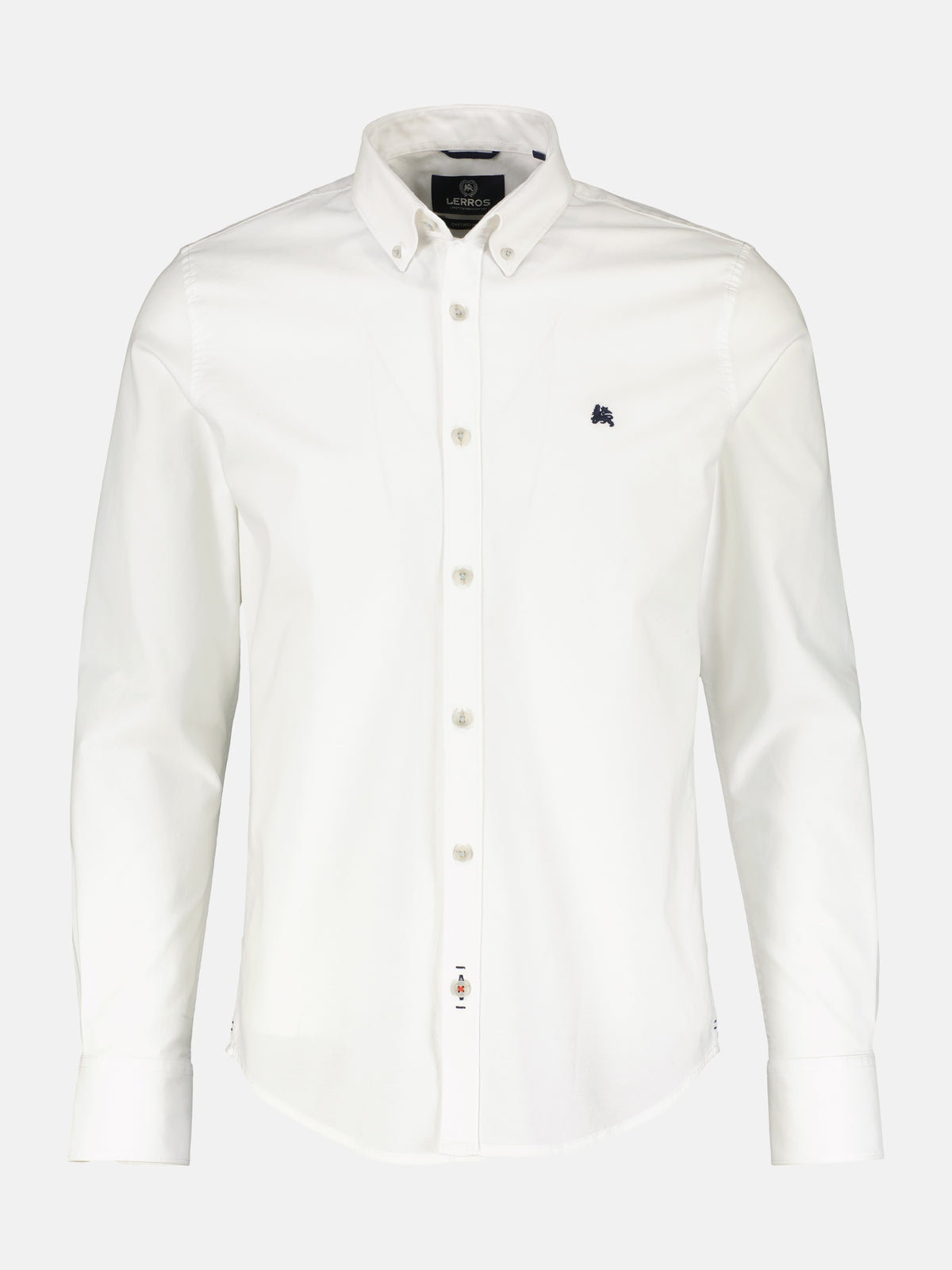 Men's Oxford-style cotton shirt with stretch content