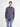 Men's long-sleeved striped shirt in easy-care blended fabric