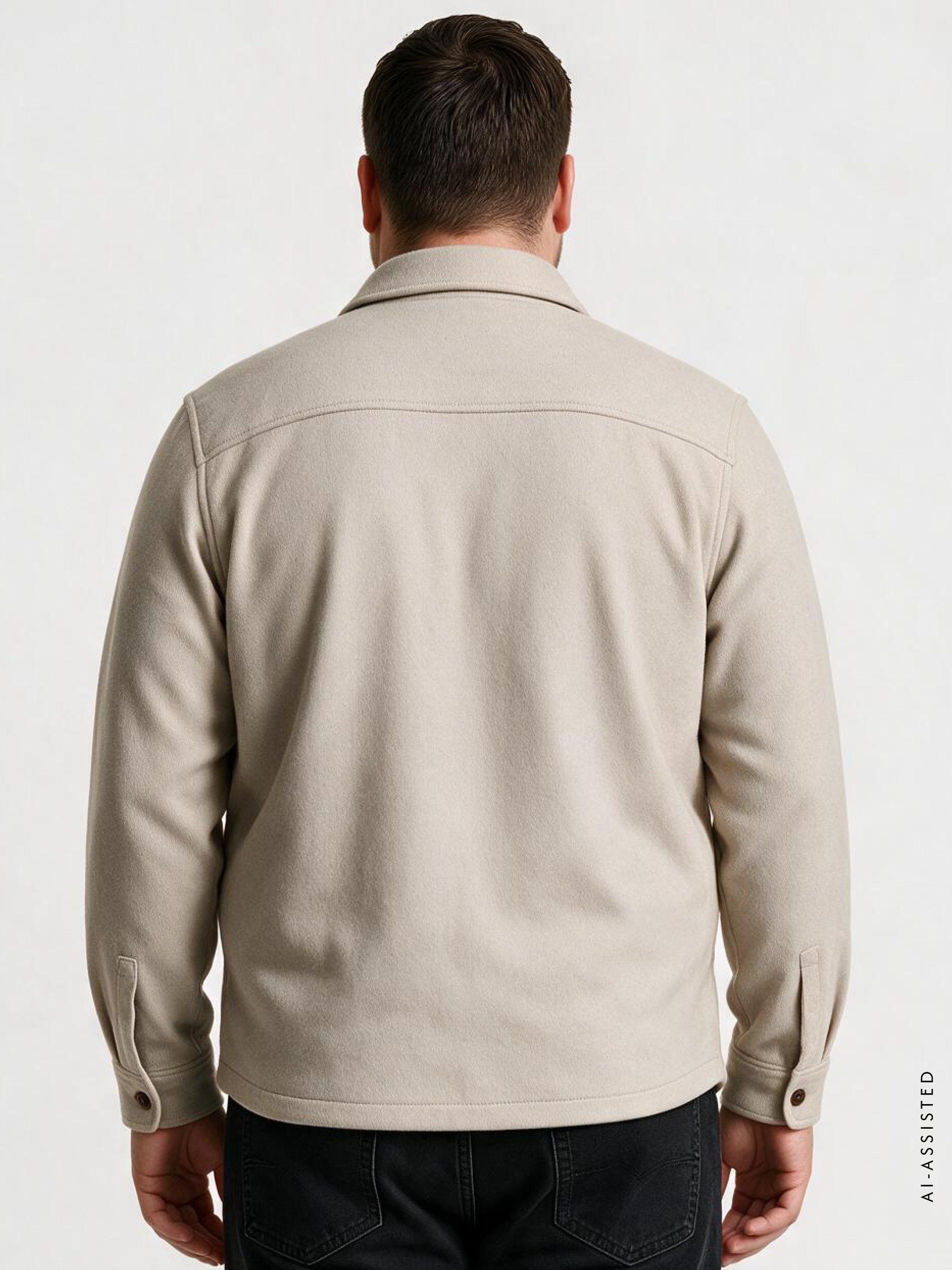 Robust and easy-care overshirt in large sizes