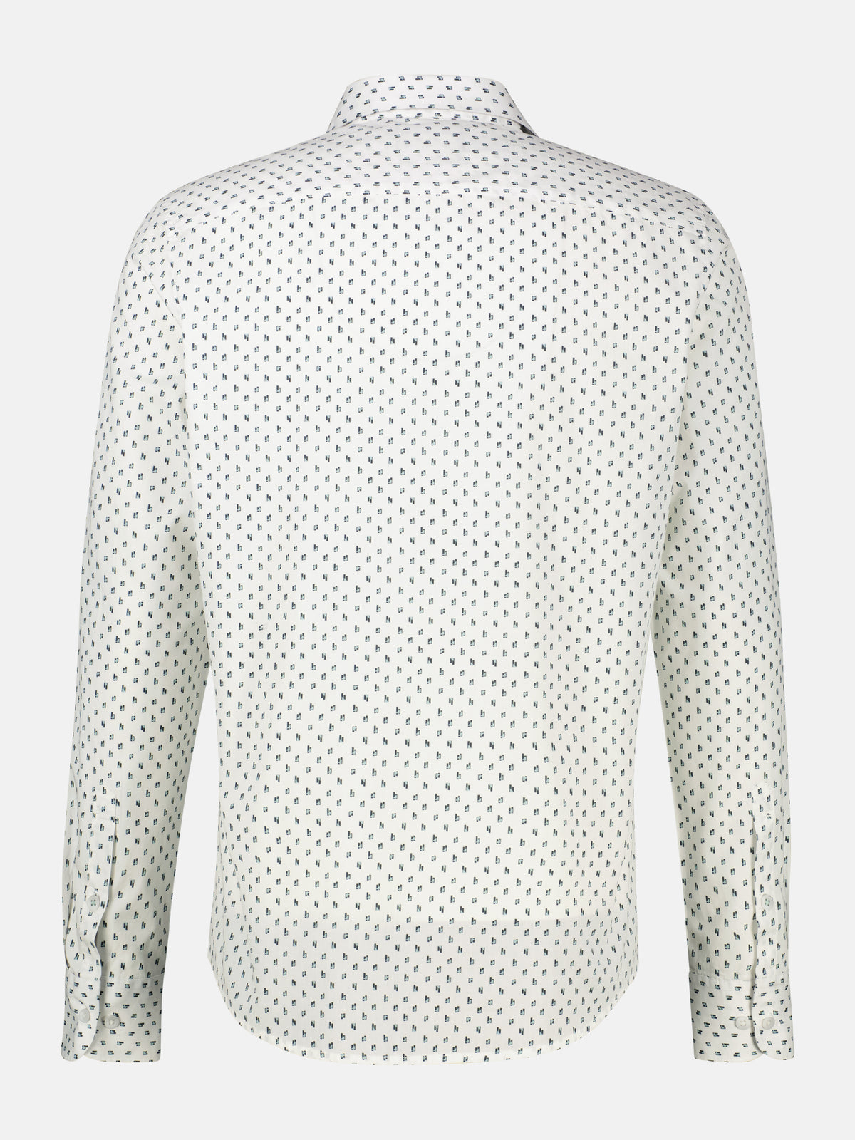 Sportives Herrenhemd mit modischem Minimalprint