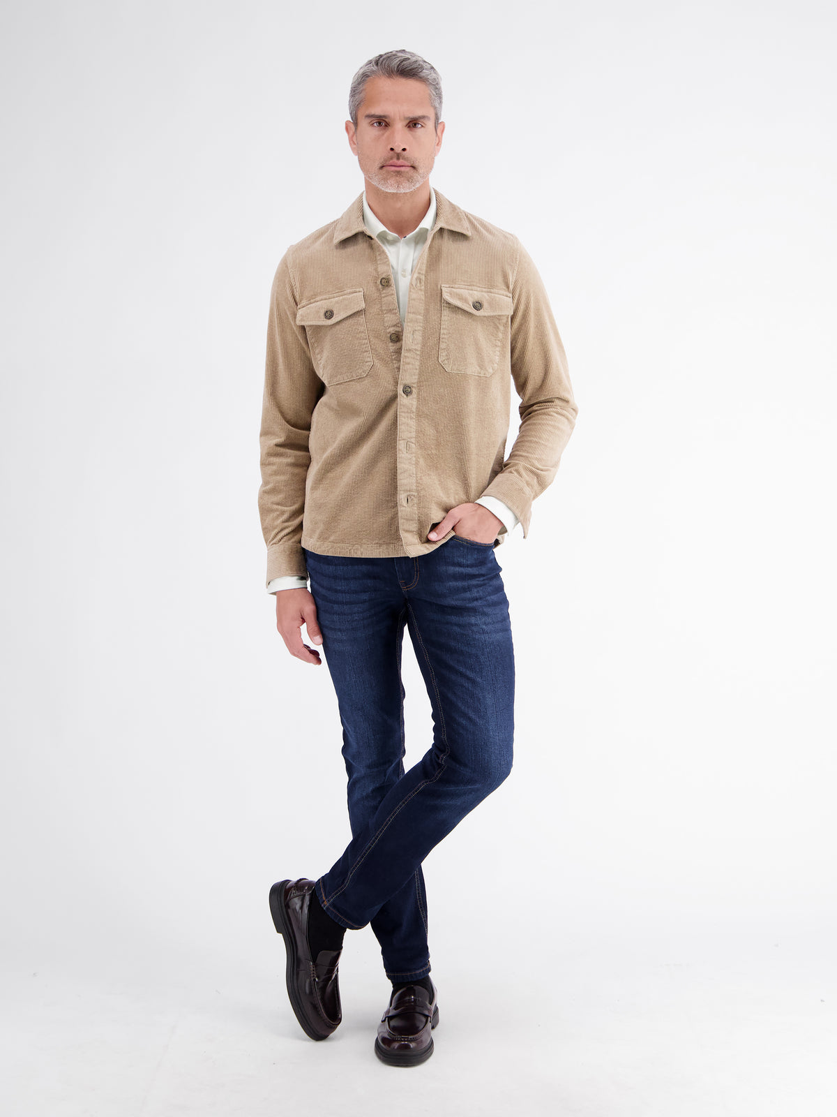 Dynamic men's shirt made from airy Cool & Dry blended fabric