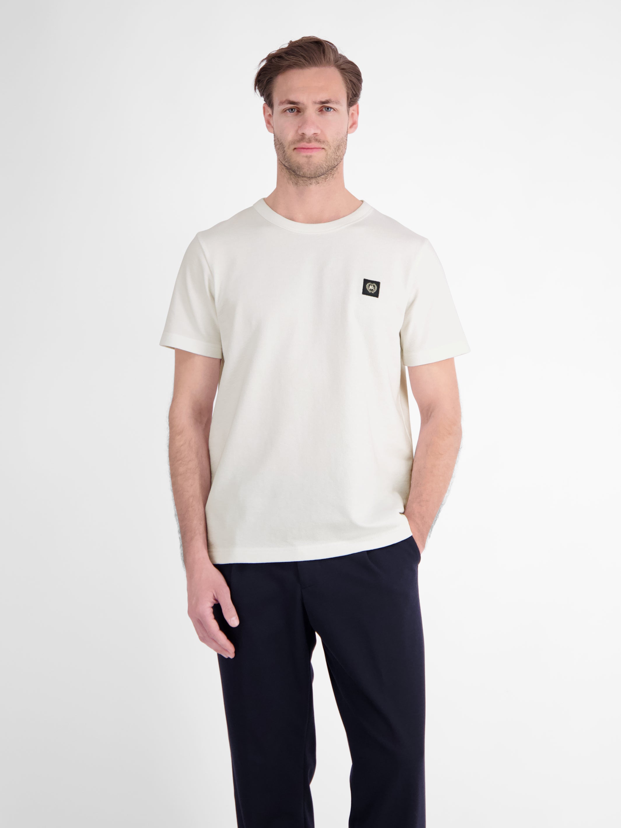 T-Shirt aus Baumwoll-Jersey mit Rundhalsausschnitt