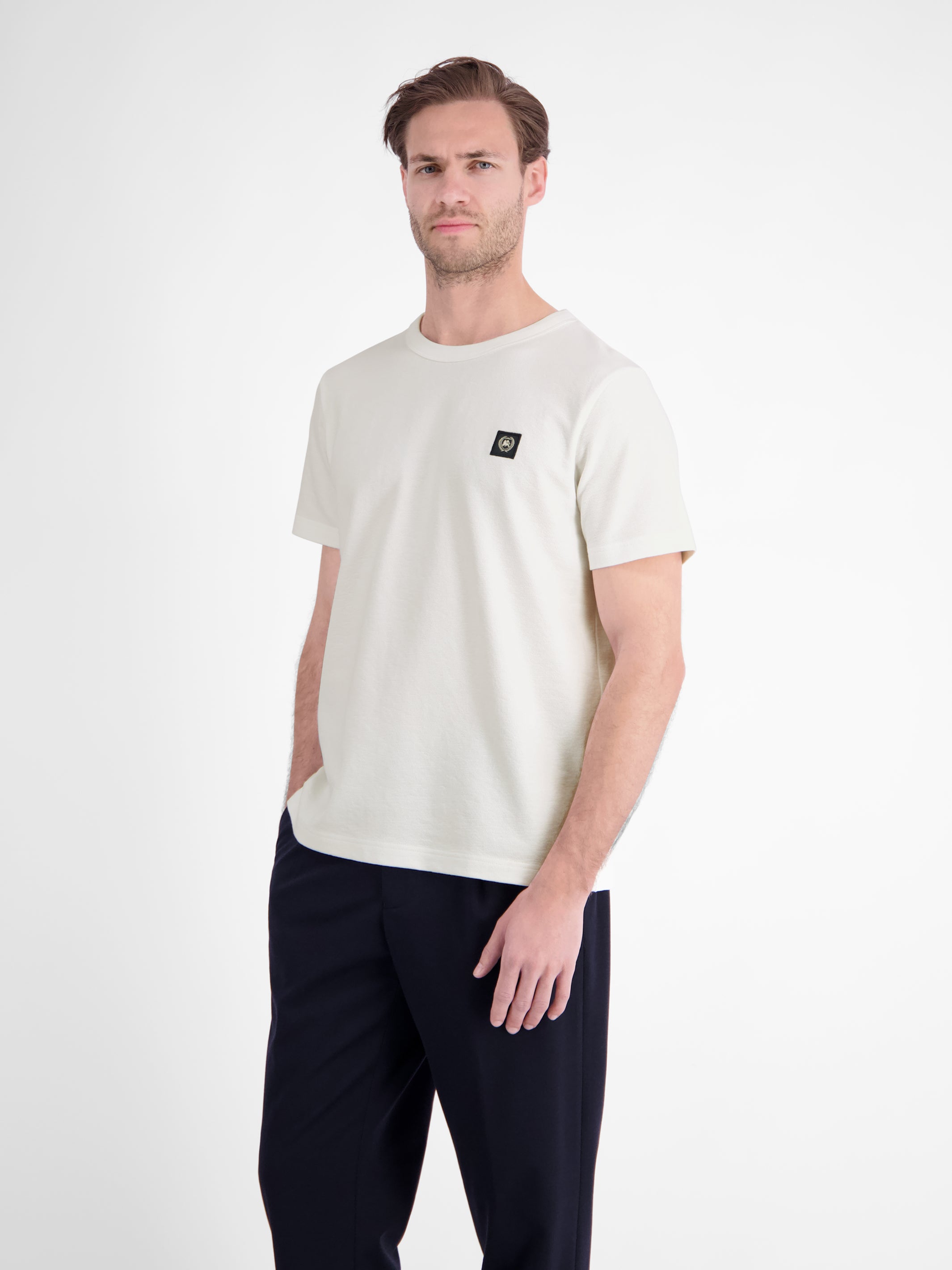 T-Shirt aus Baumwoll-Jersey mit Rundhalsausschnitt