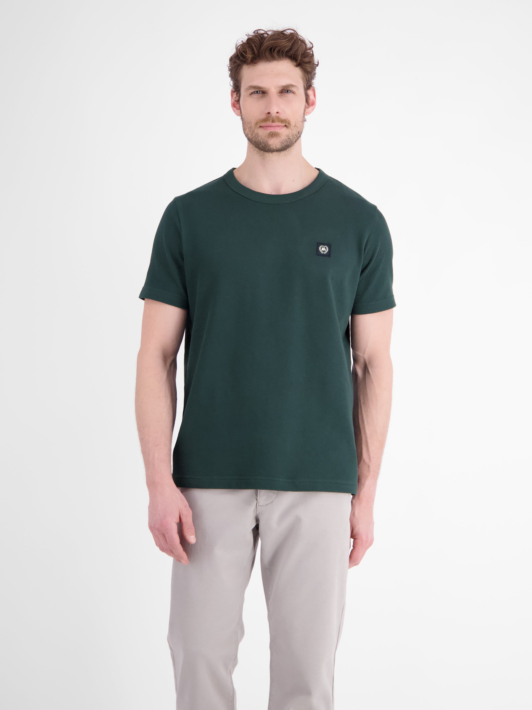 T-Shirt aus Baumwoll-Jersey mit Rundhalsausschnitt