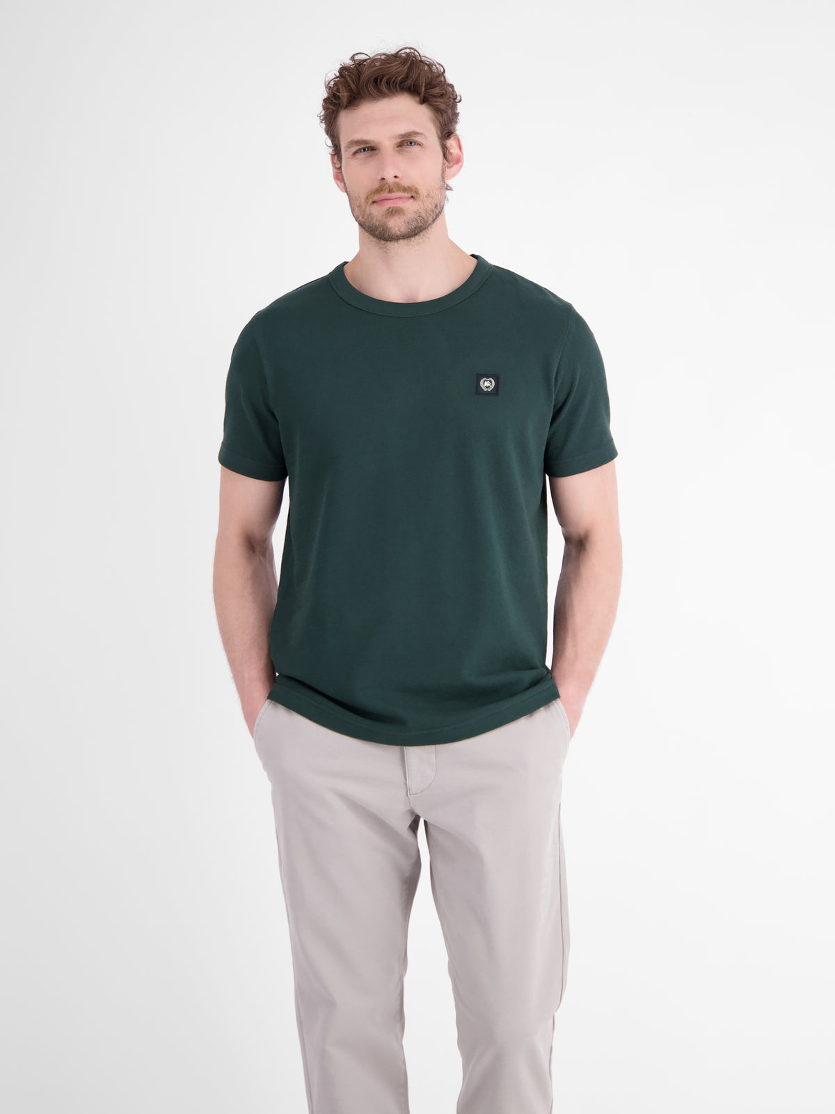 T-Shirt aus Baumwoll-Jersey mit Rundhalsausschnitt