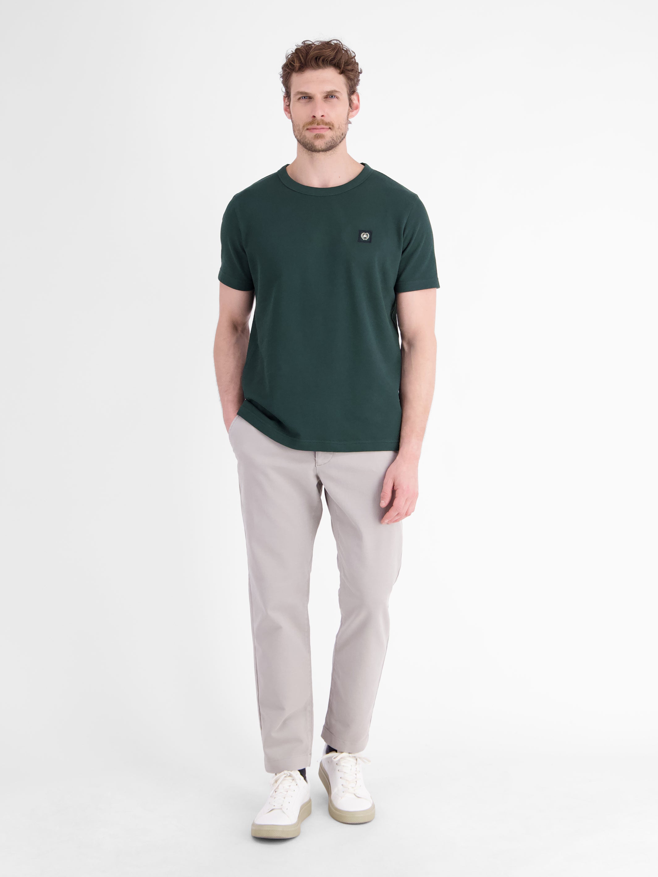 T-Shirt aus Baumwoll-Jersey mit Rundhalsausschnitt