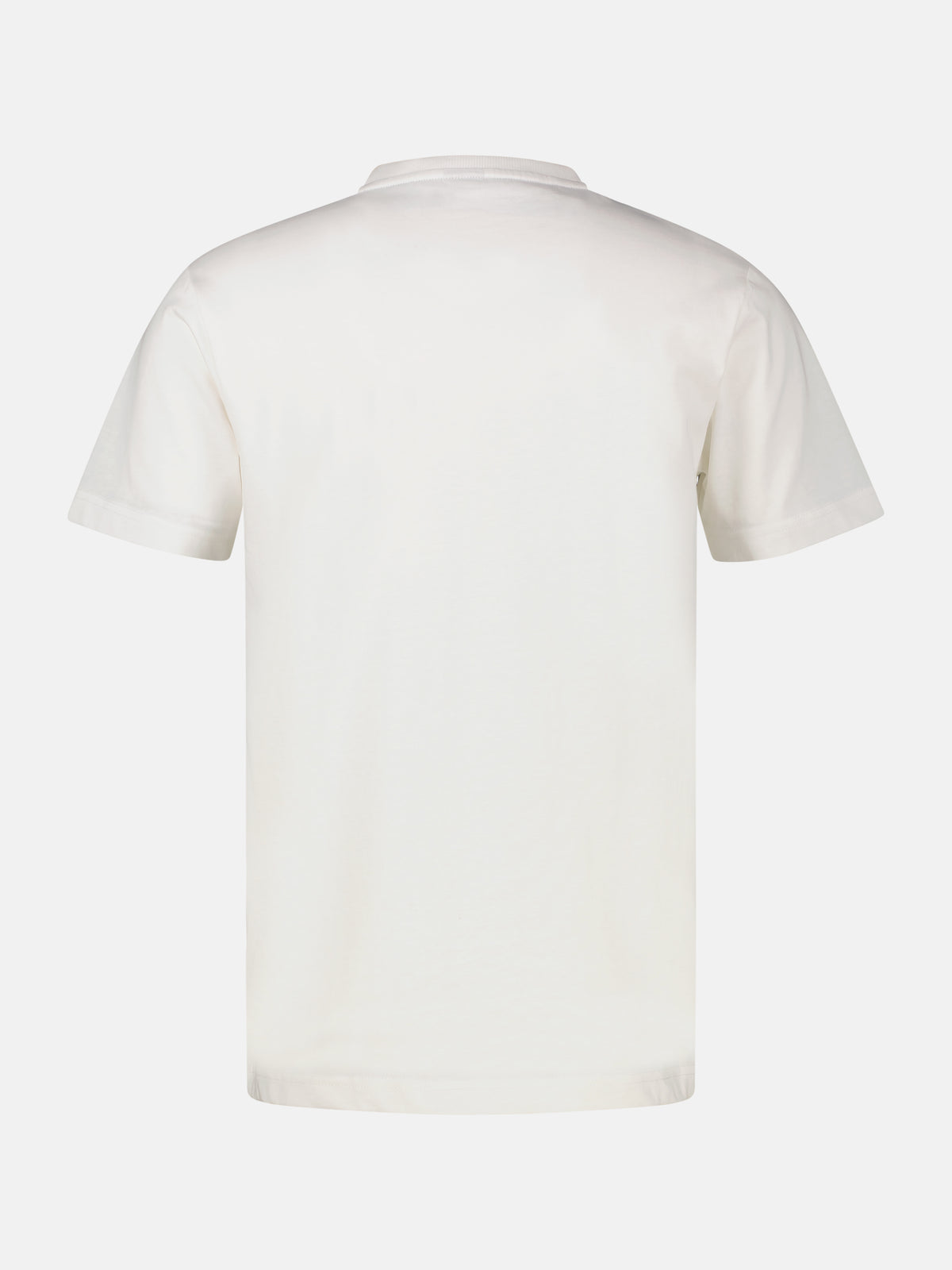 T-Shirt aus Baumwolle mit lässigem Frontprint und O-Neck