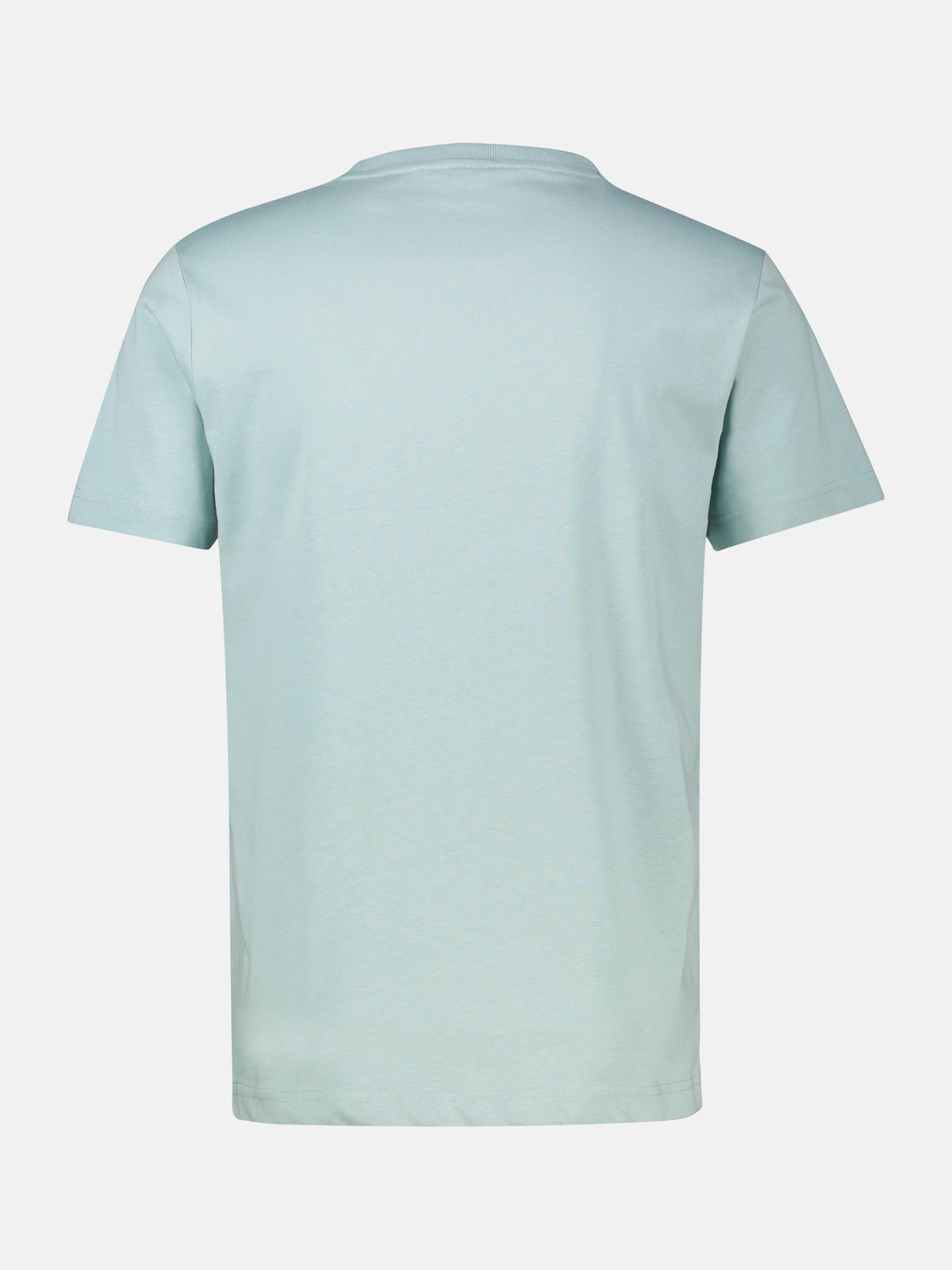 T-Shirt aus Baumwolle mit lässigem Frontprint und O-Neck