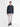 Sporty long-sleeved polo shirt made of pure cotton