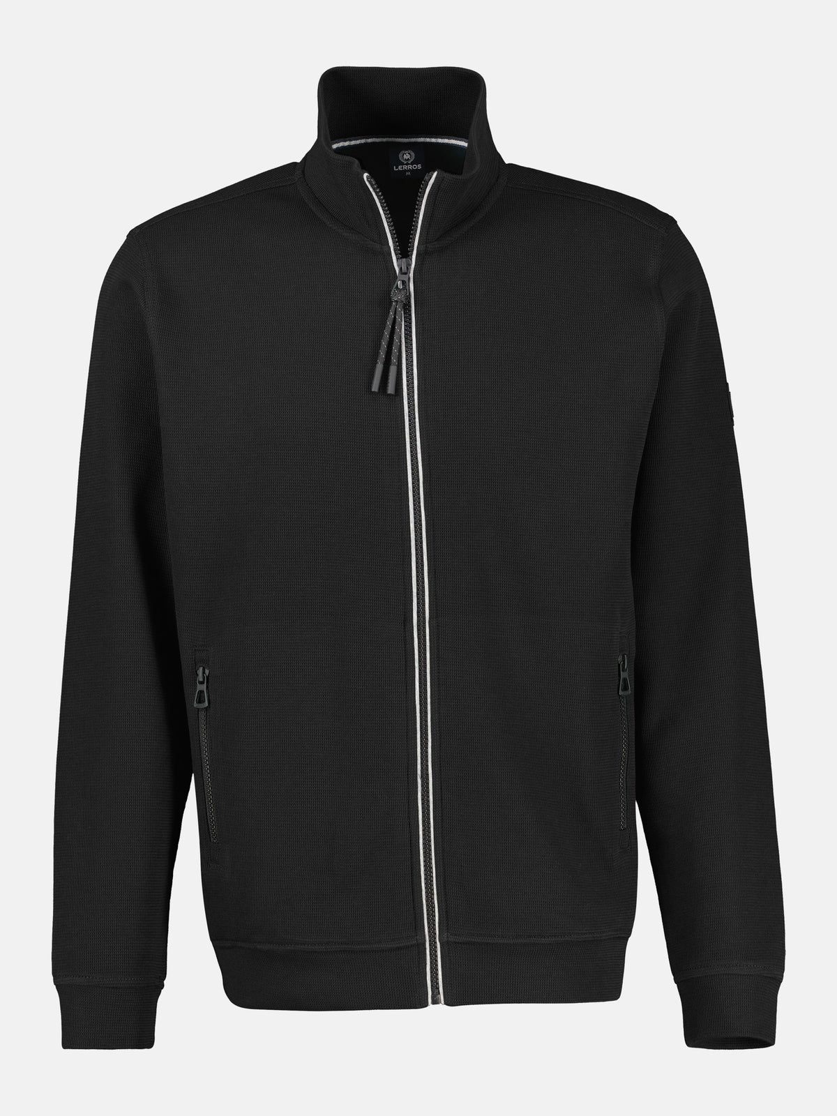 Sweatjacke mit Zippertaschen – Große Größen