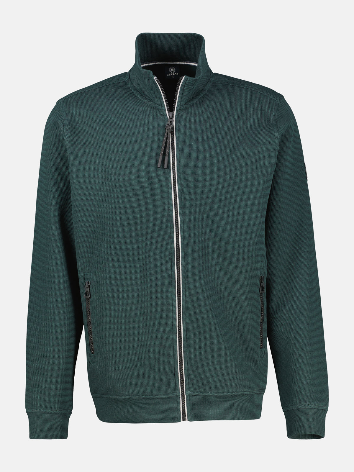 Sweatjacke mit Zippertaschen – Große Größen