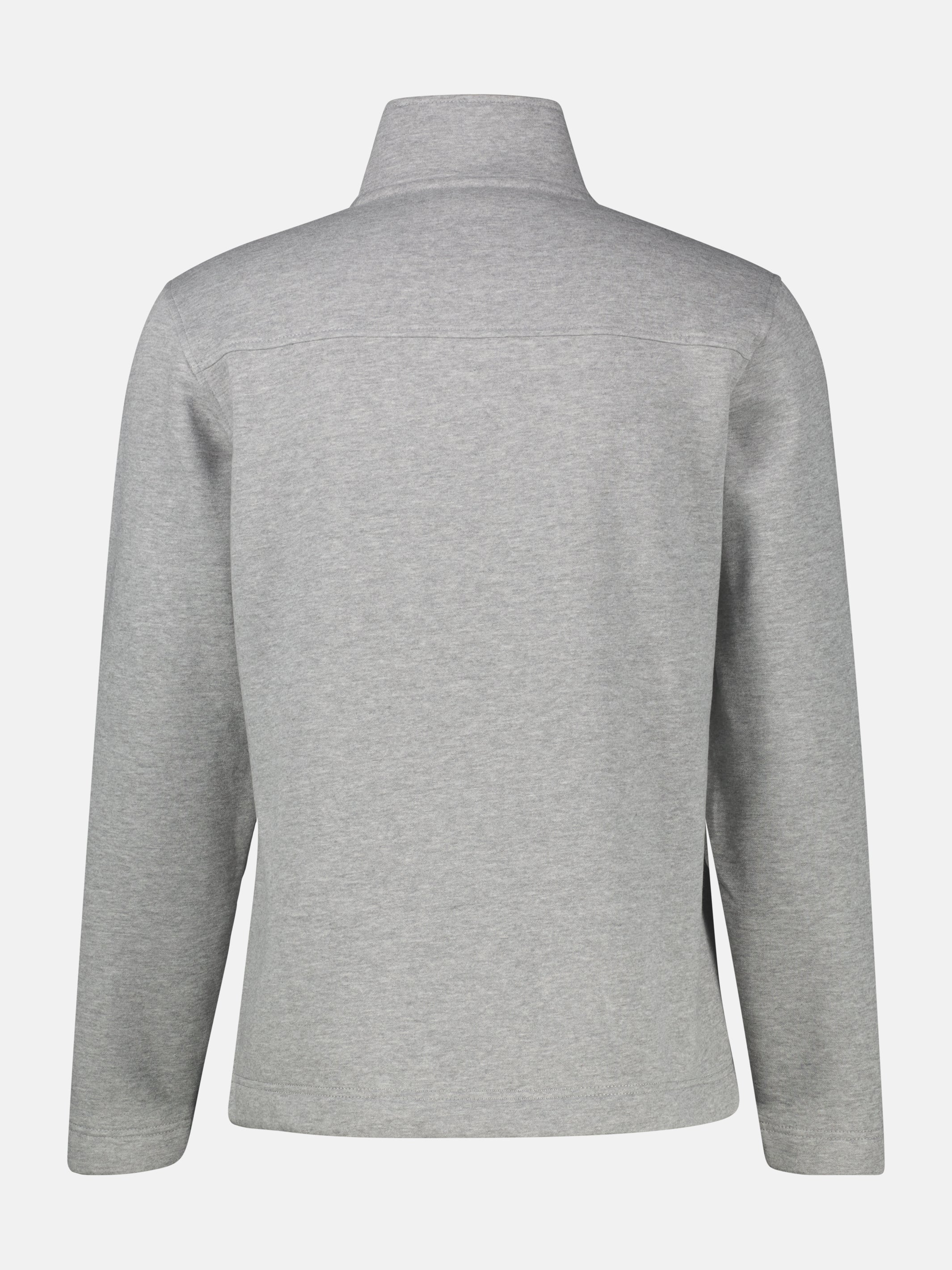 Sweatjacke mit cleaner Optik aus weichem Baumwollmix