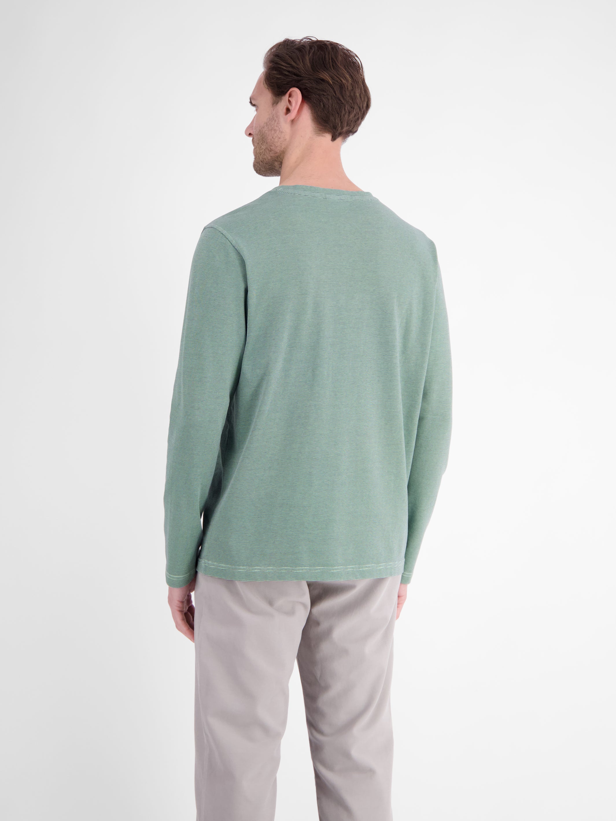 Men's Long Sleeve Serafino