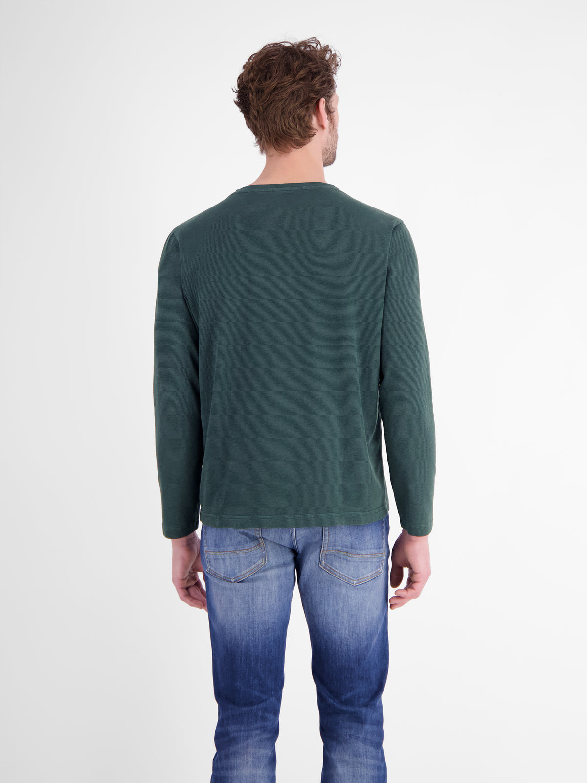 Men's Long Sleeve Serafino