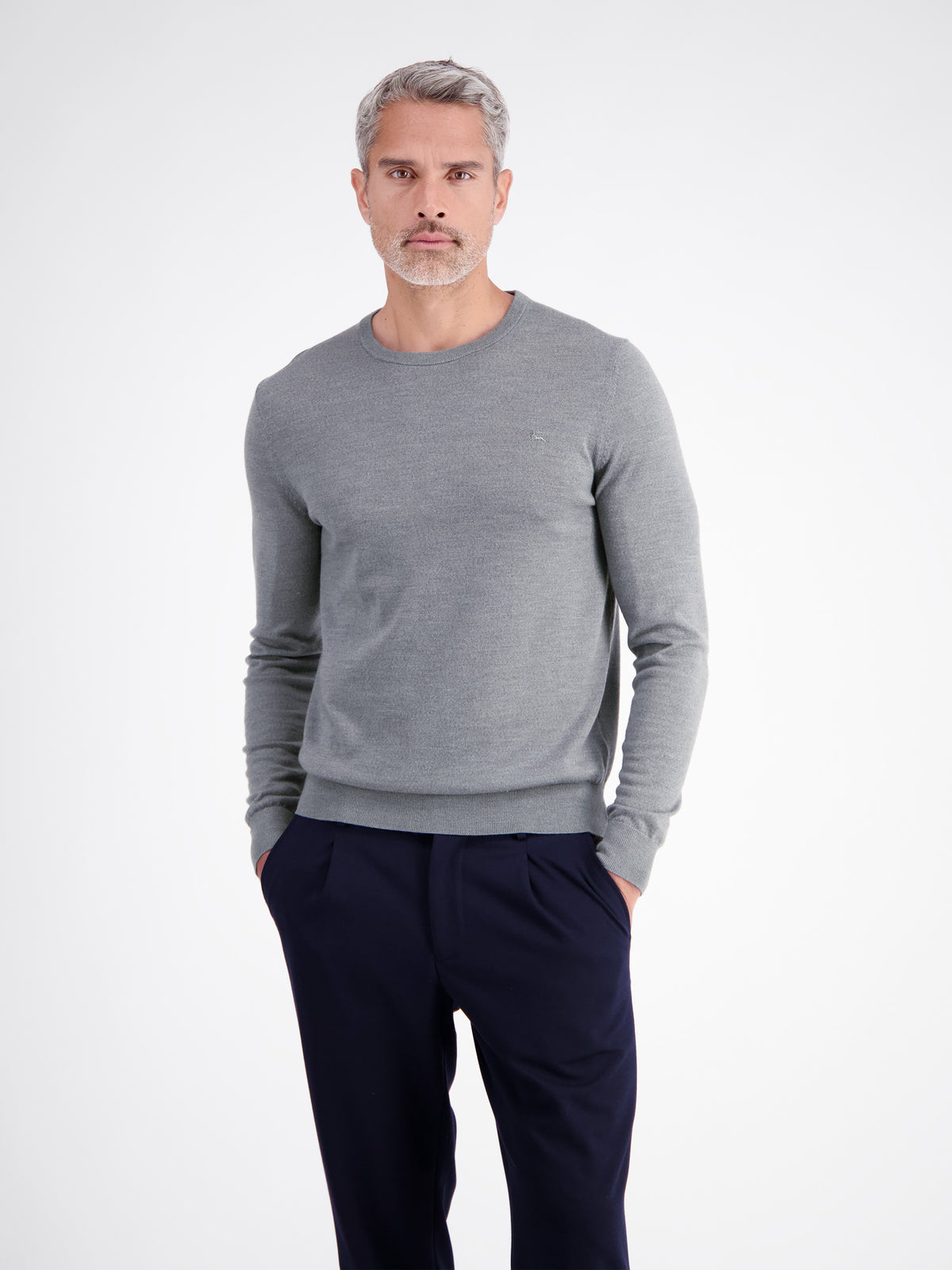 Premium-Strickpullover aus Merinowolle, temperaturregulierend