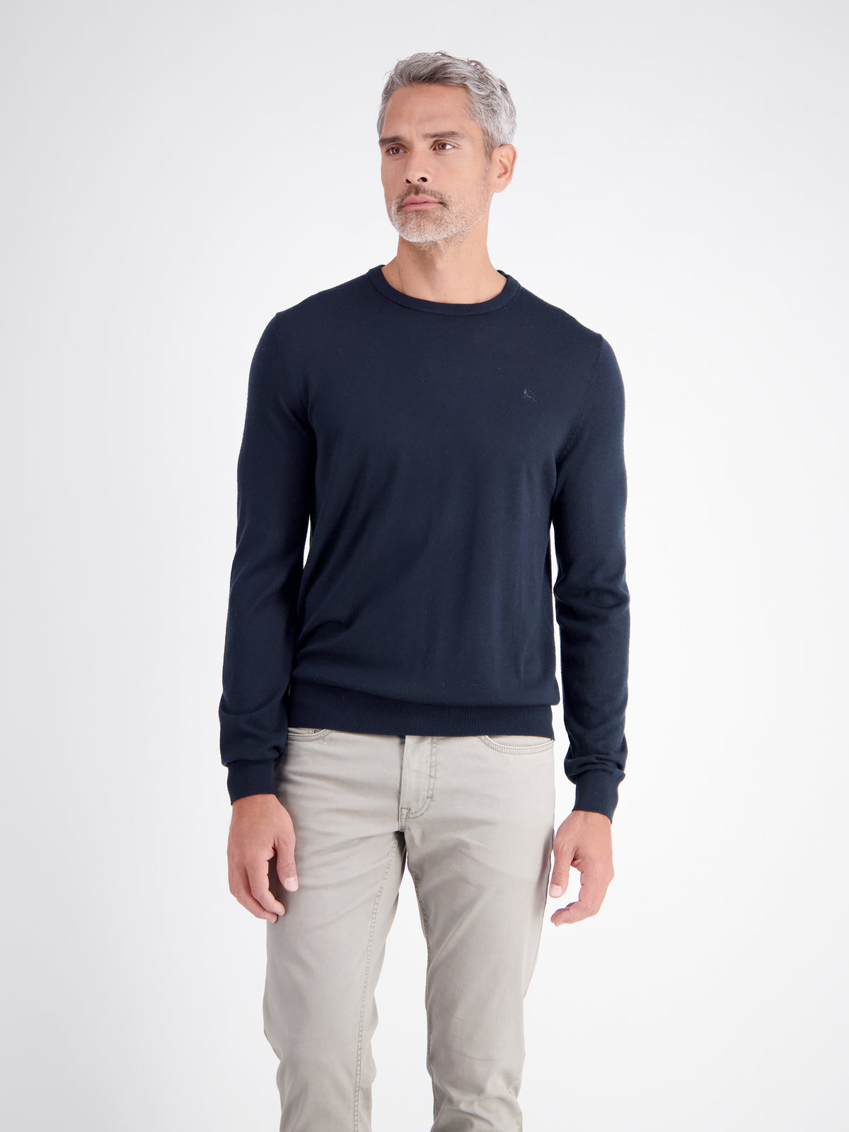 Premium-Strickpullover aus Merinowolle, temperaturregulierend