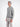 Elegant long-sleeve polo shirt with refined vertical stripes