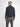 Elegant long-sleeve polo shirt with refined vertical stripes