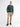Elegant long-sleeve polo shirt with refined vertical stripes