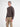 Flexible long-sleeve polo shirt in cotton blend with zip