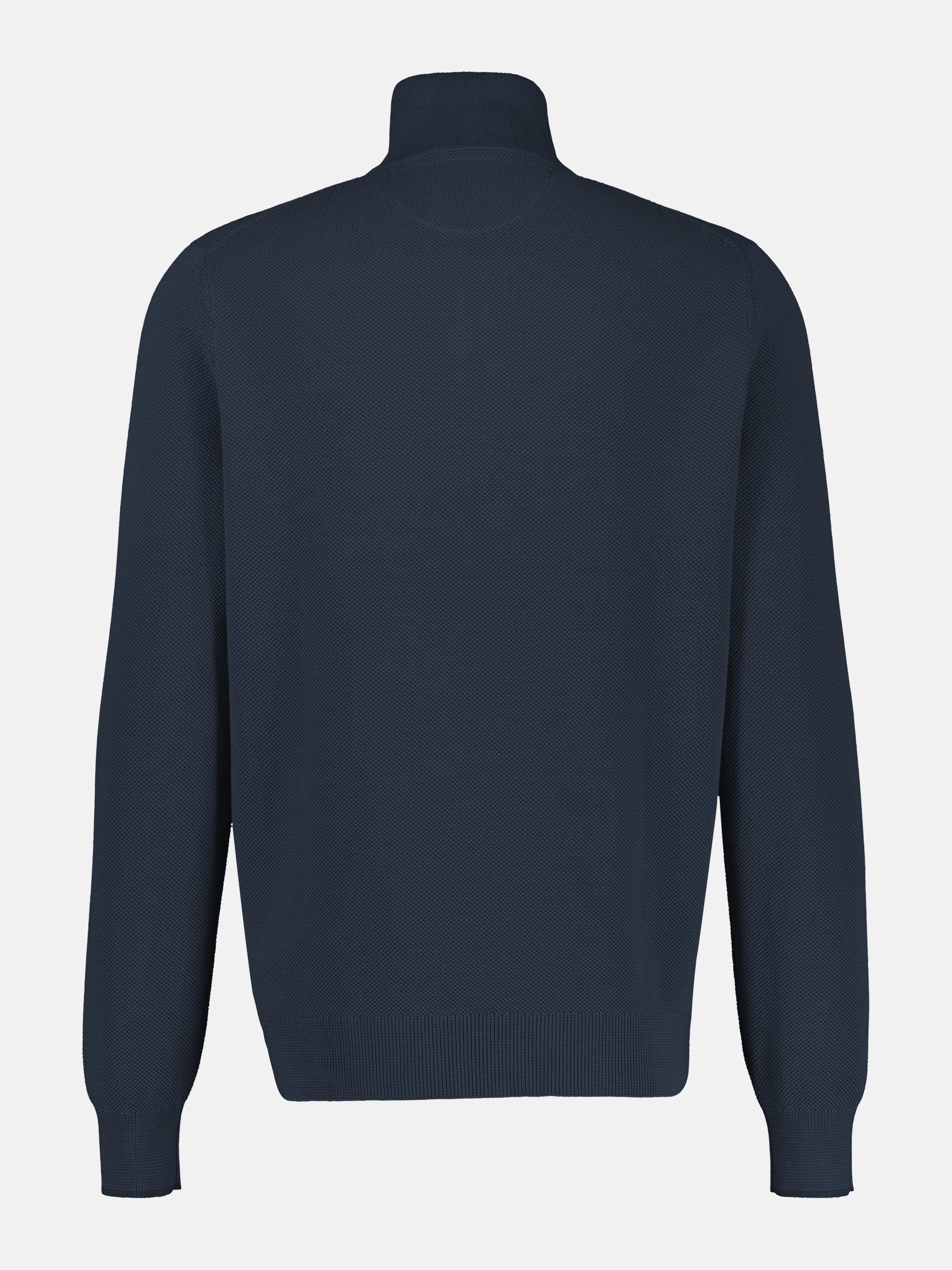 Troyer in 2-tone-look van katoenbreisel, grote maten