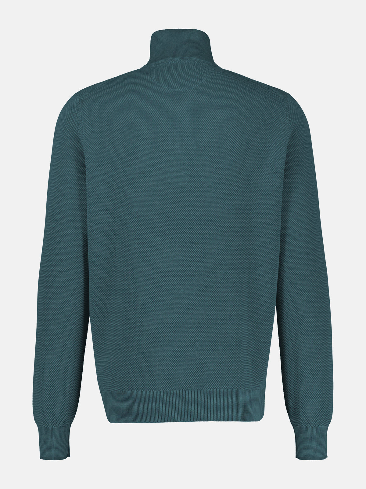 Troyer in 2-tone-look van katoenbreisel, grote maten