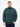 Two-tone cotton knit Troyer, plus sizes