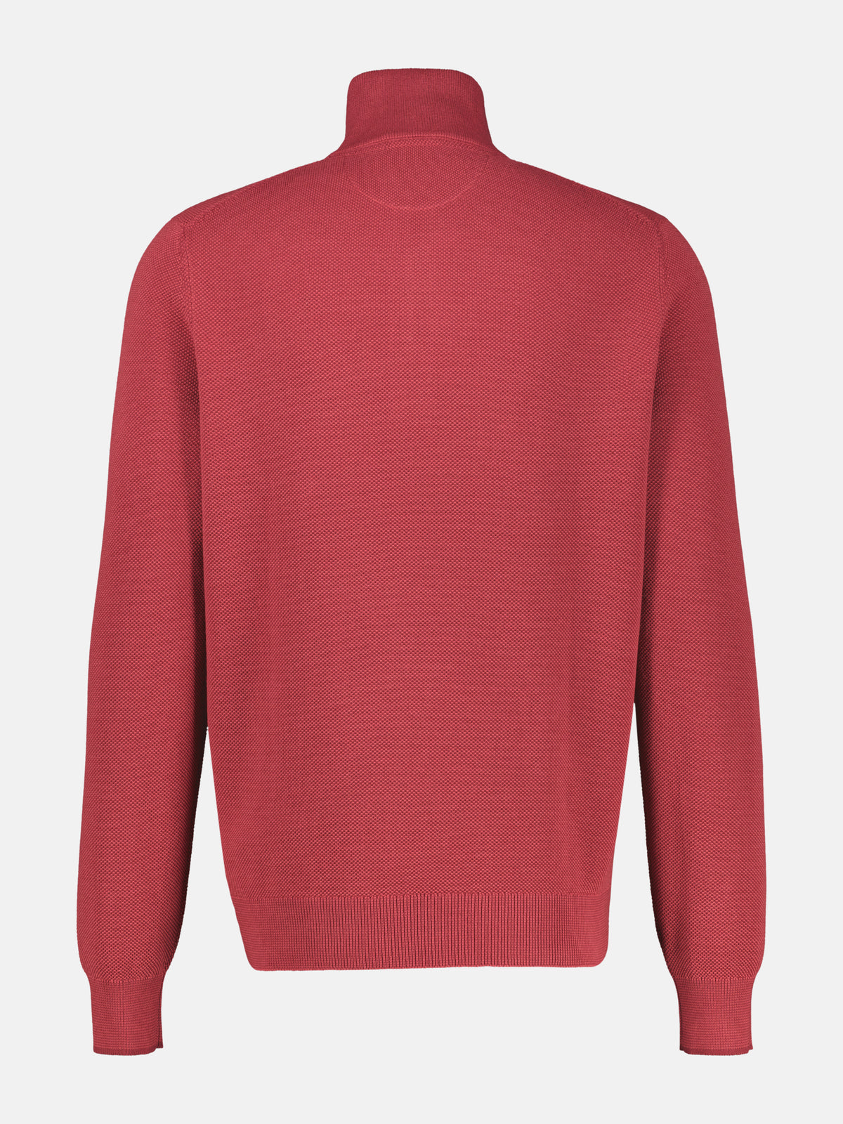 Elegant Troyer in a 2-tone look made of cotton knit fabric