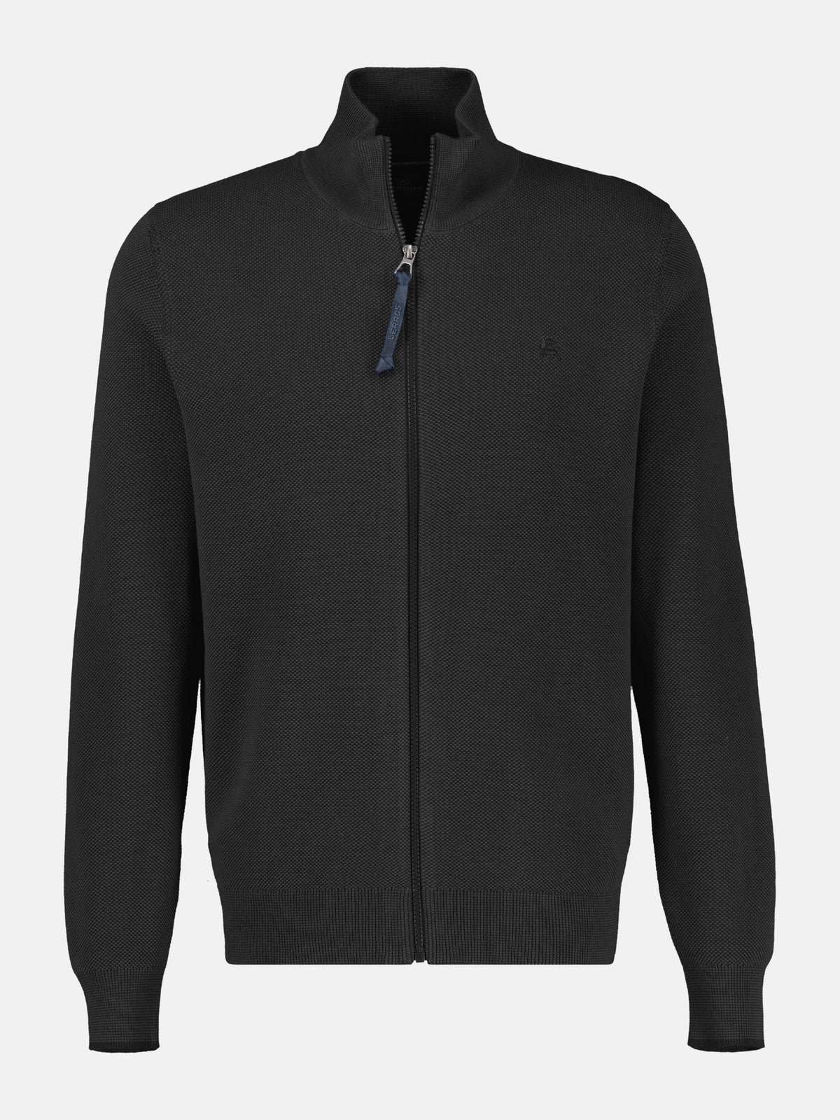 Strickjacke 2-Tone mit warmem Kragen