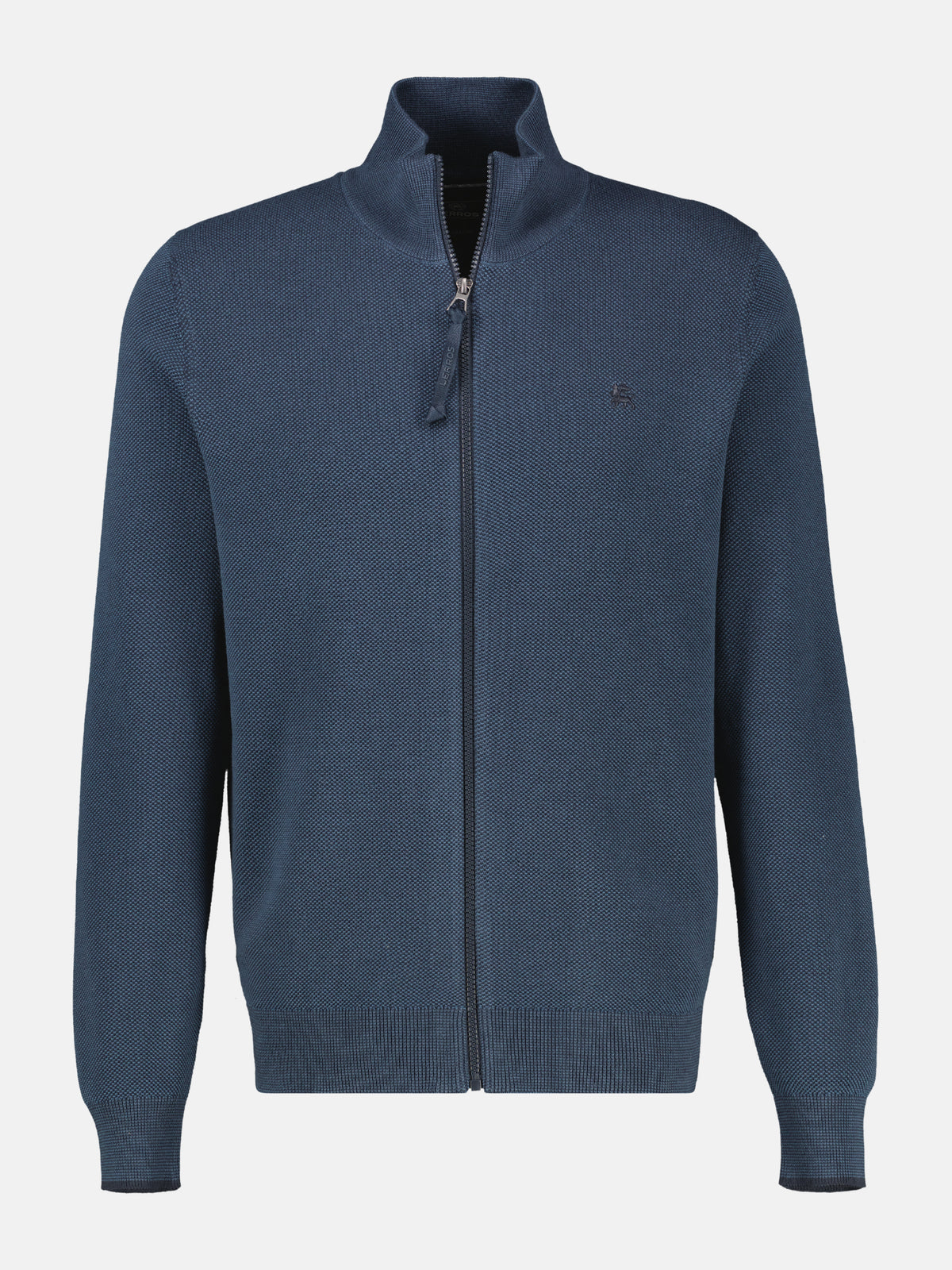 Strickjacke 2-Tone mit warmem Kragen