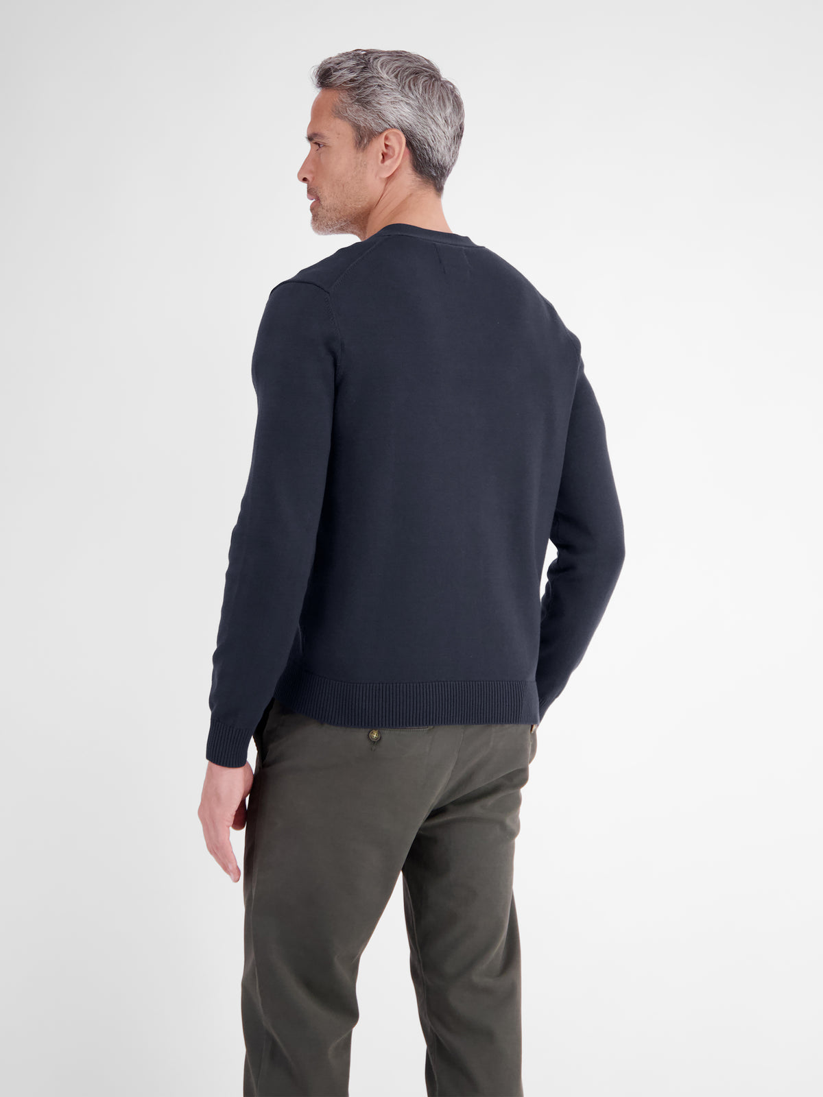 Cardigan-style knitted jacket made from pure soft cotton