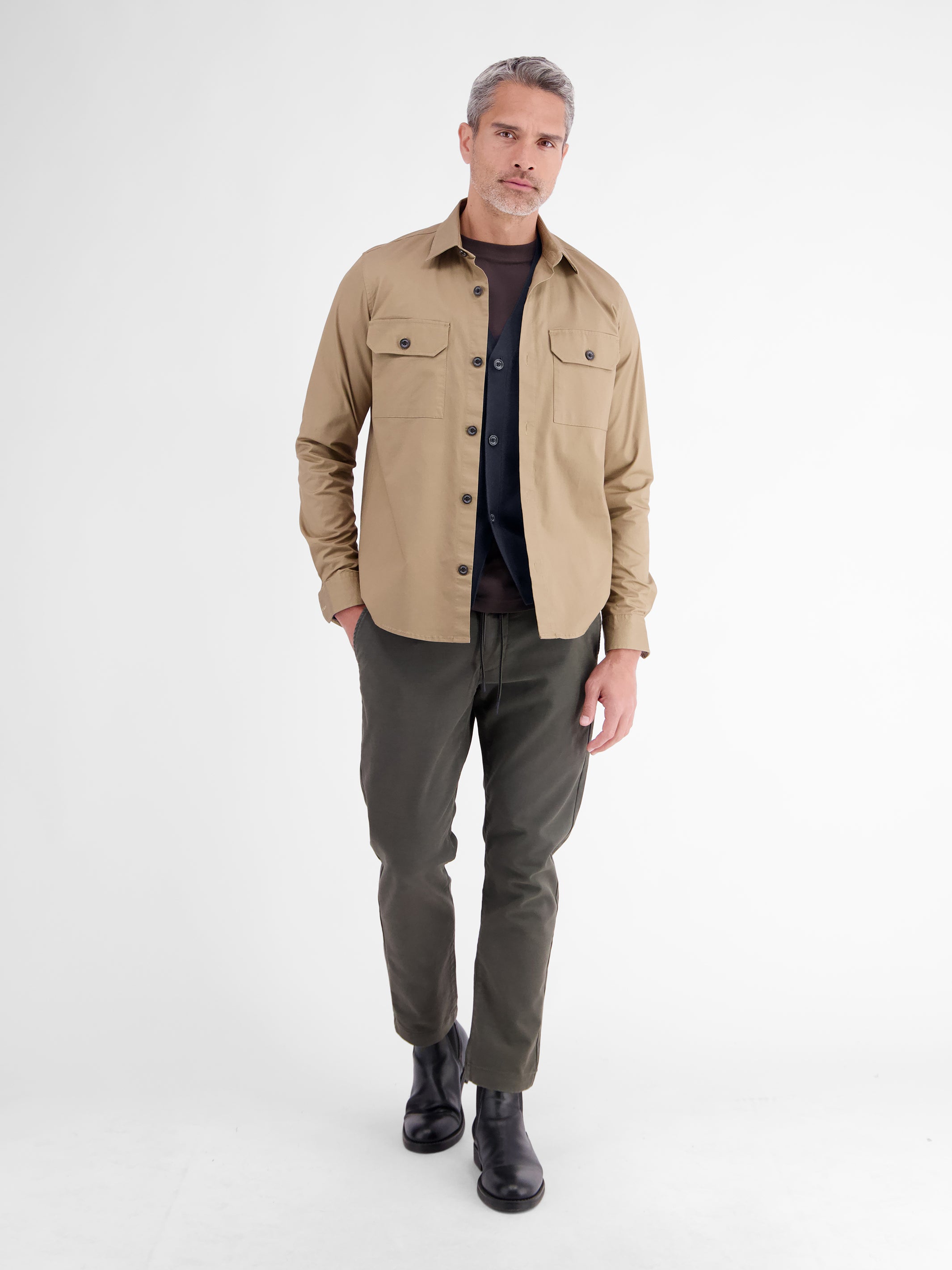 Strickjacke im Cardiganstil aus reiner weicher Baumwolle