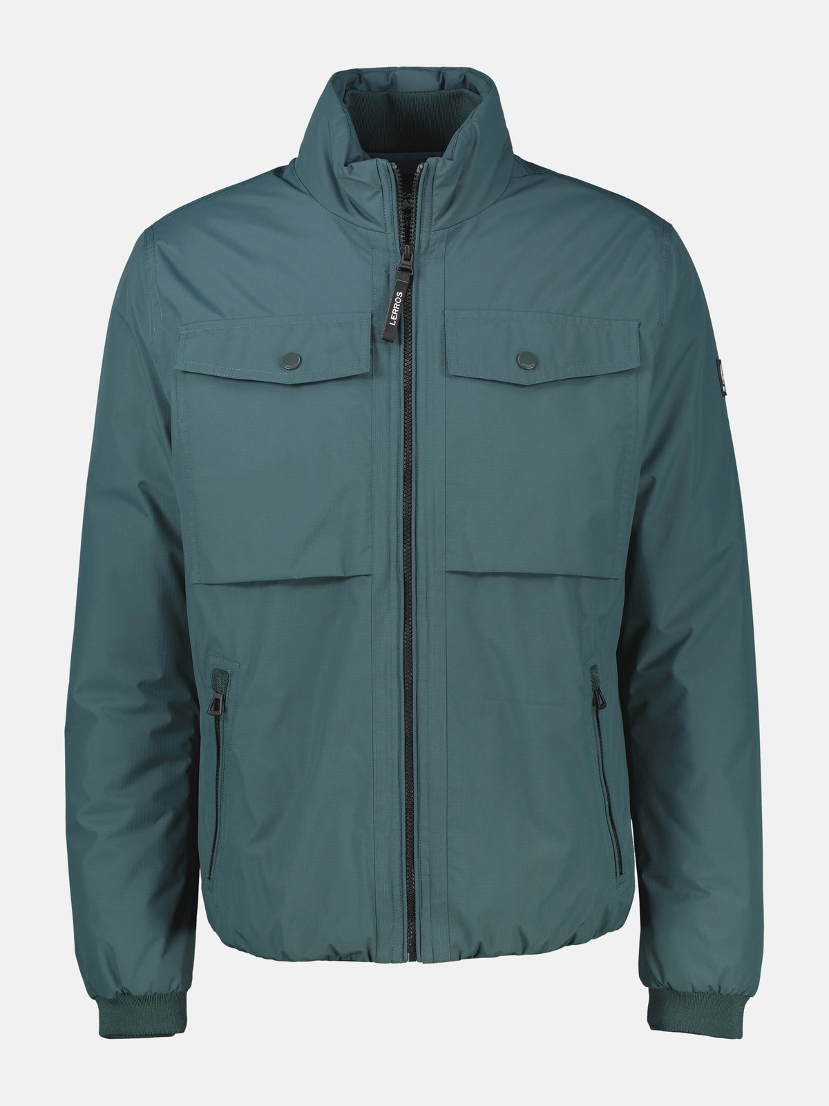 Leicht wattierter Blouson mit hochschließendem Kragen