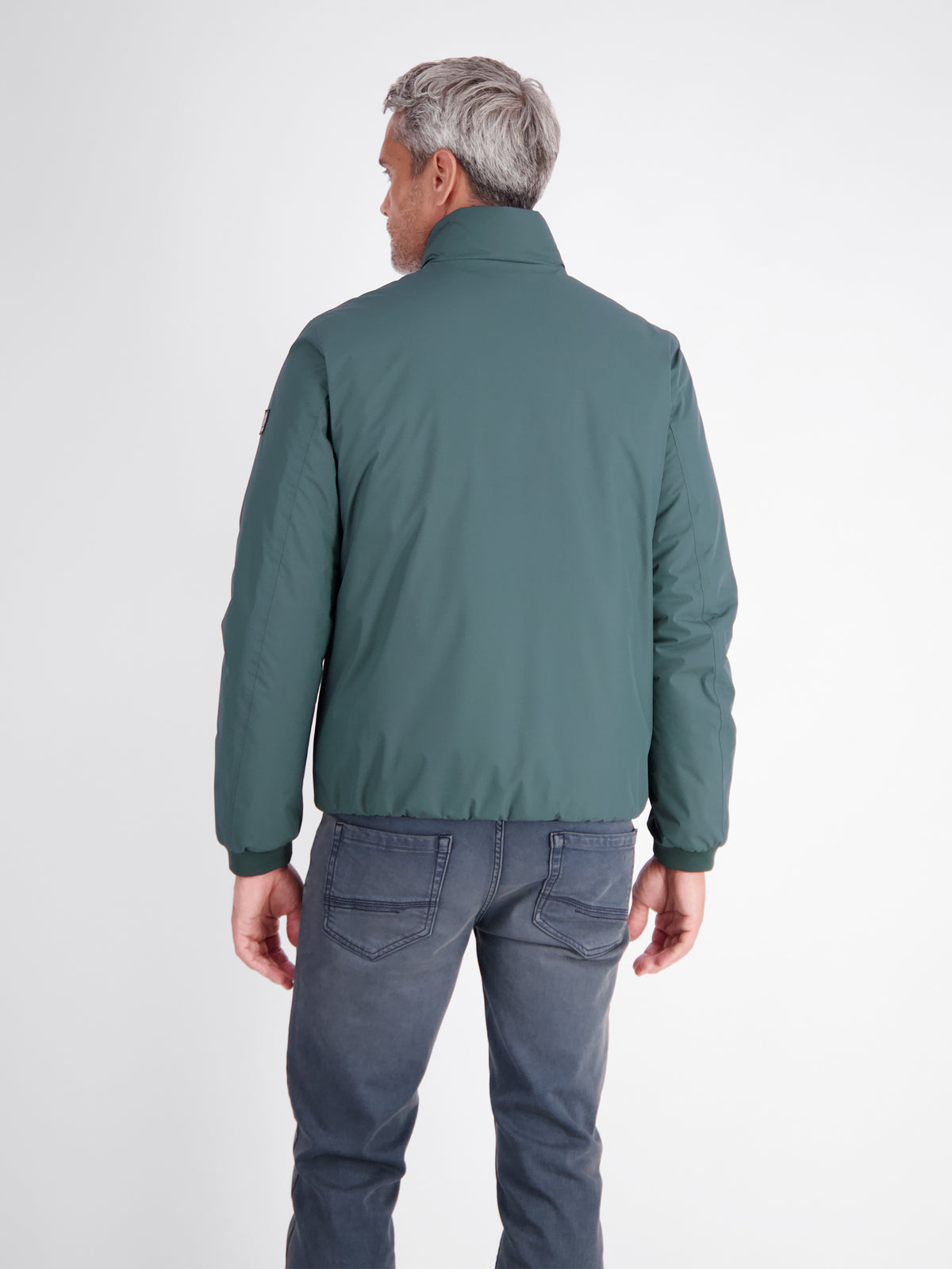 Leicht wattierter Blouson mit hochschließendem Kragen