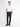 Solid-colored chino with flexible jersey blend waistband