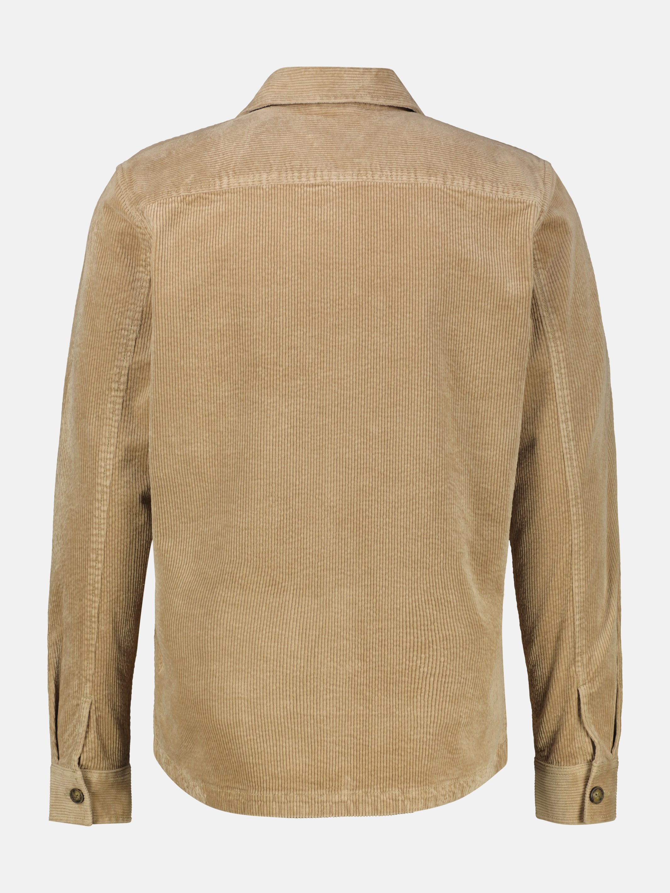 Men's Corduroy Shirt with Stretch in Plus Sizes