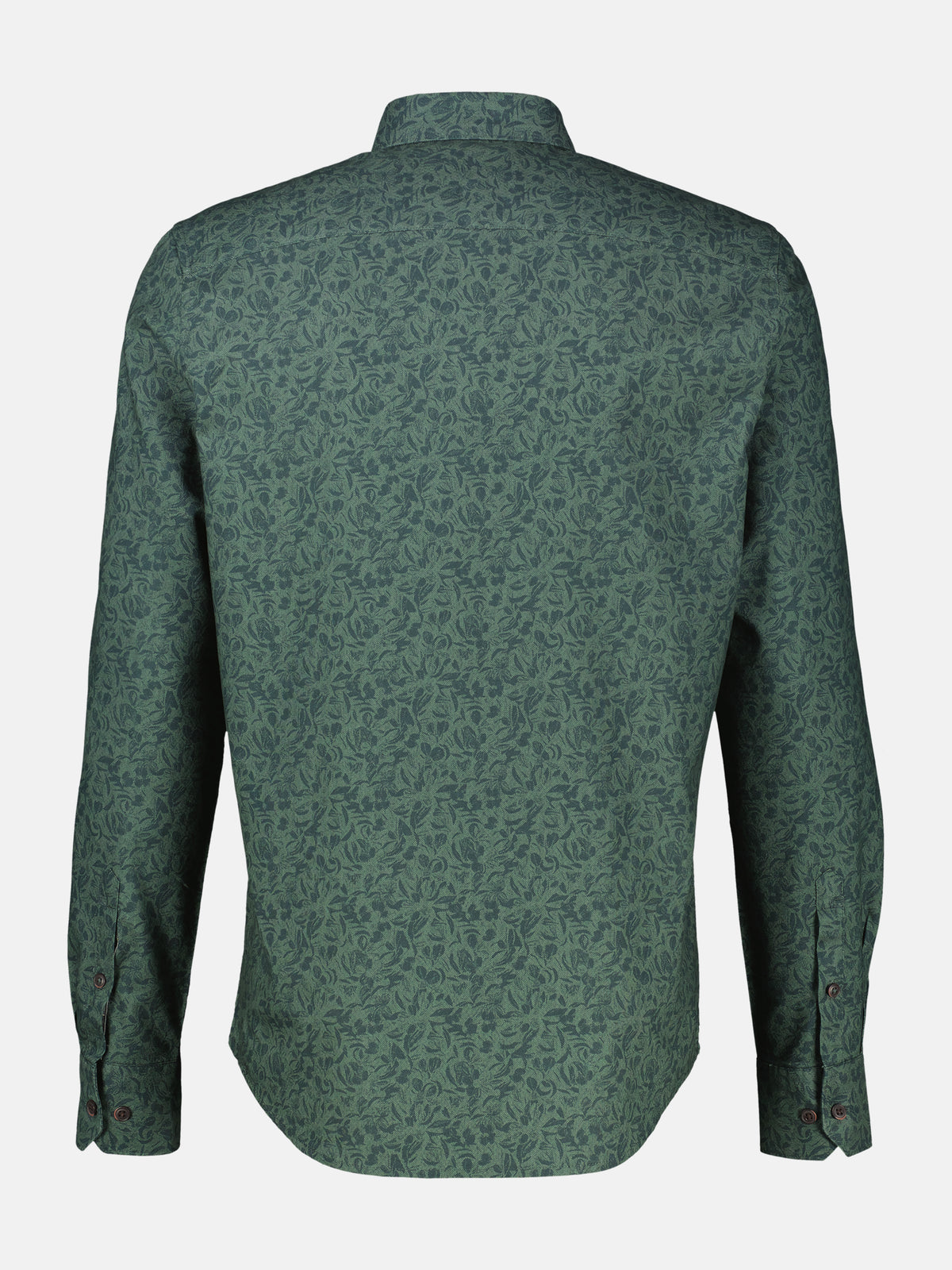 Herrenhemd mit Printdesign aus reiner Baumwolle