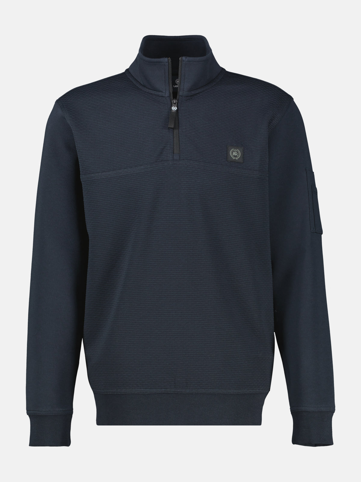 High-quality Troyer made from blended fabric with a fine ribbed structure