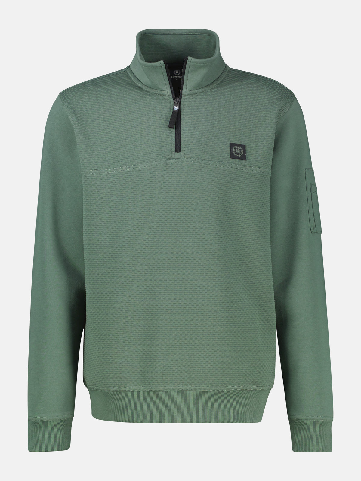 High-quality Troyer made from blended fabric with a fine ribbed structure
