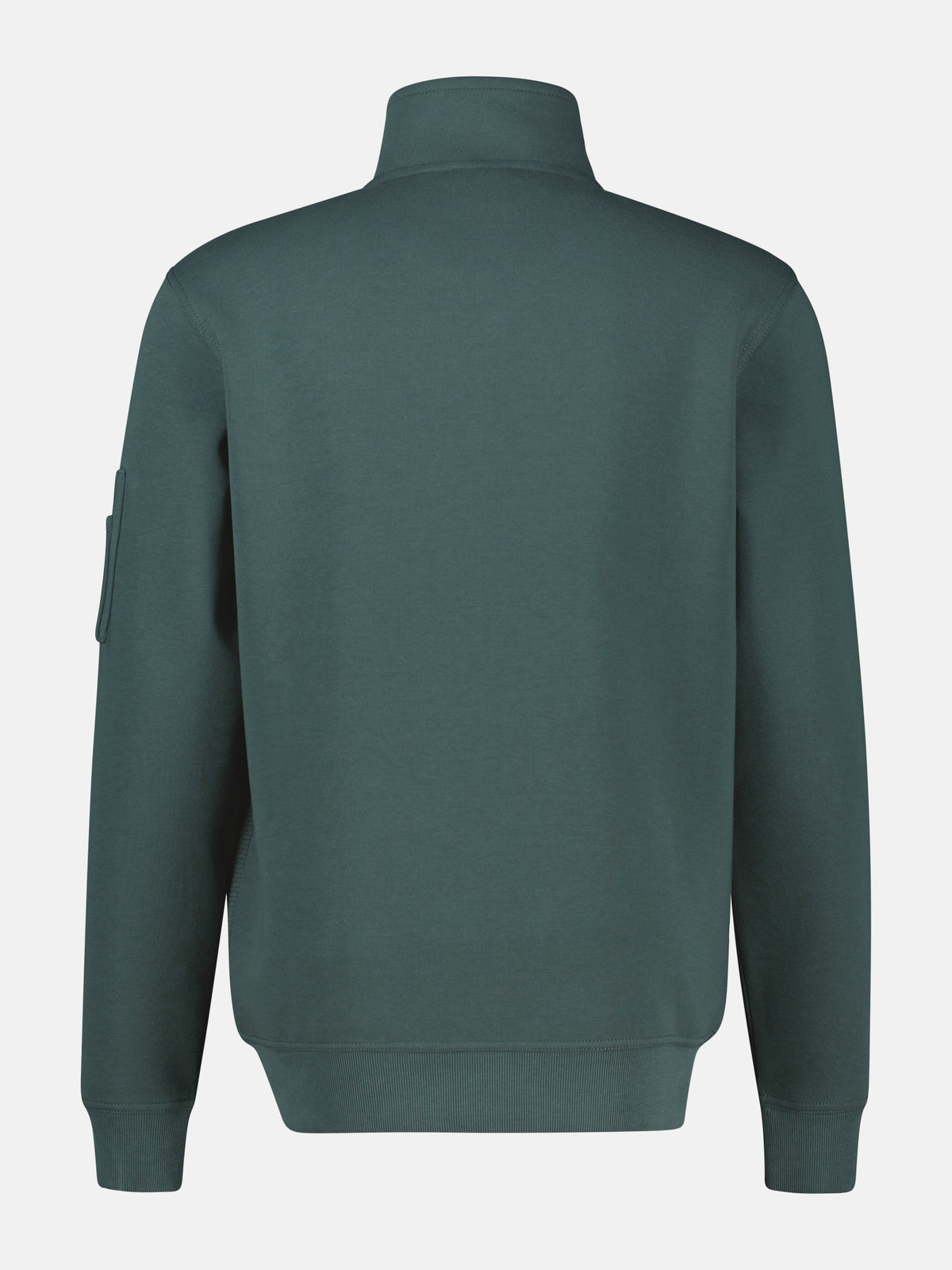 Sweatjacke mit Stehkragen und Oberarmtasche