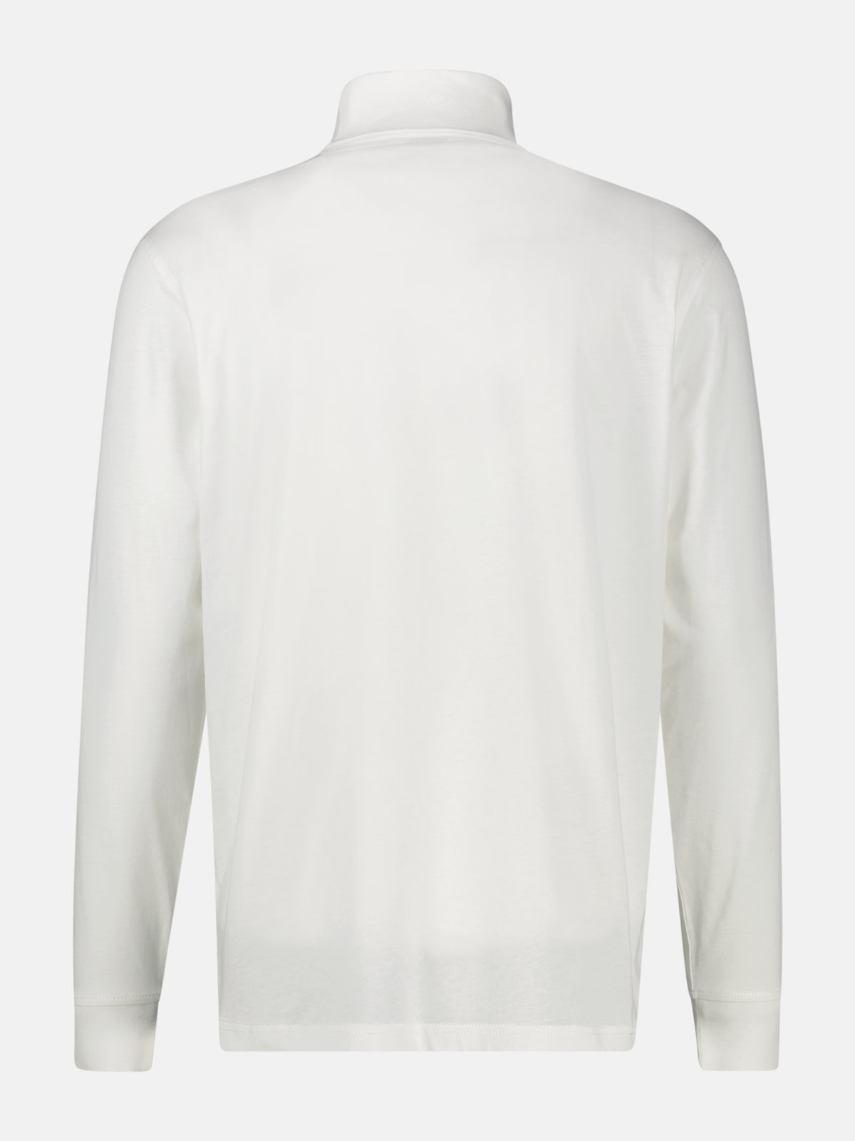 T-Shirt mit Rollkragen aus reiner Baumwolle