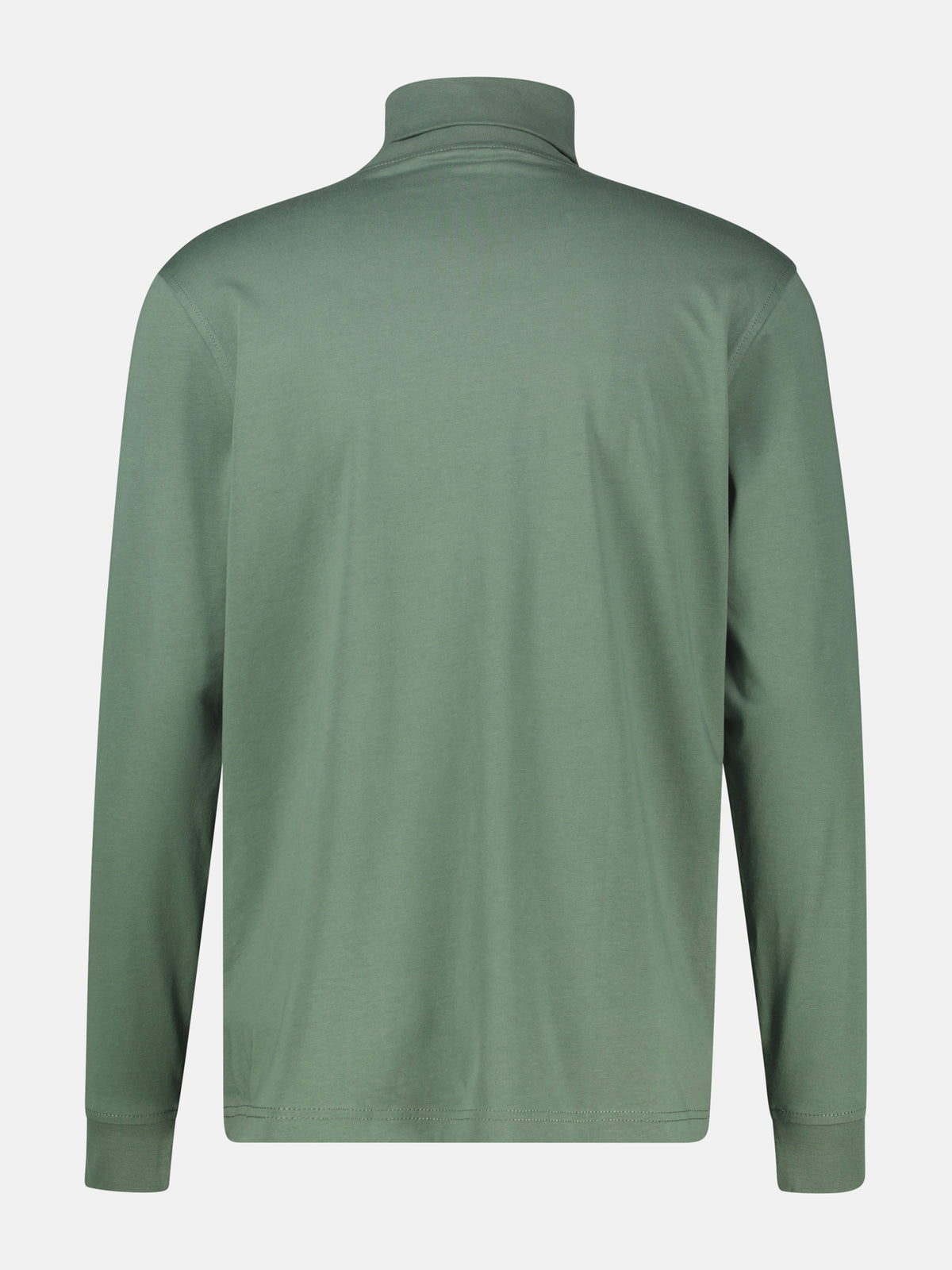 T-Shirt mit Rollkragen aus reiner Baumwolle