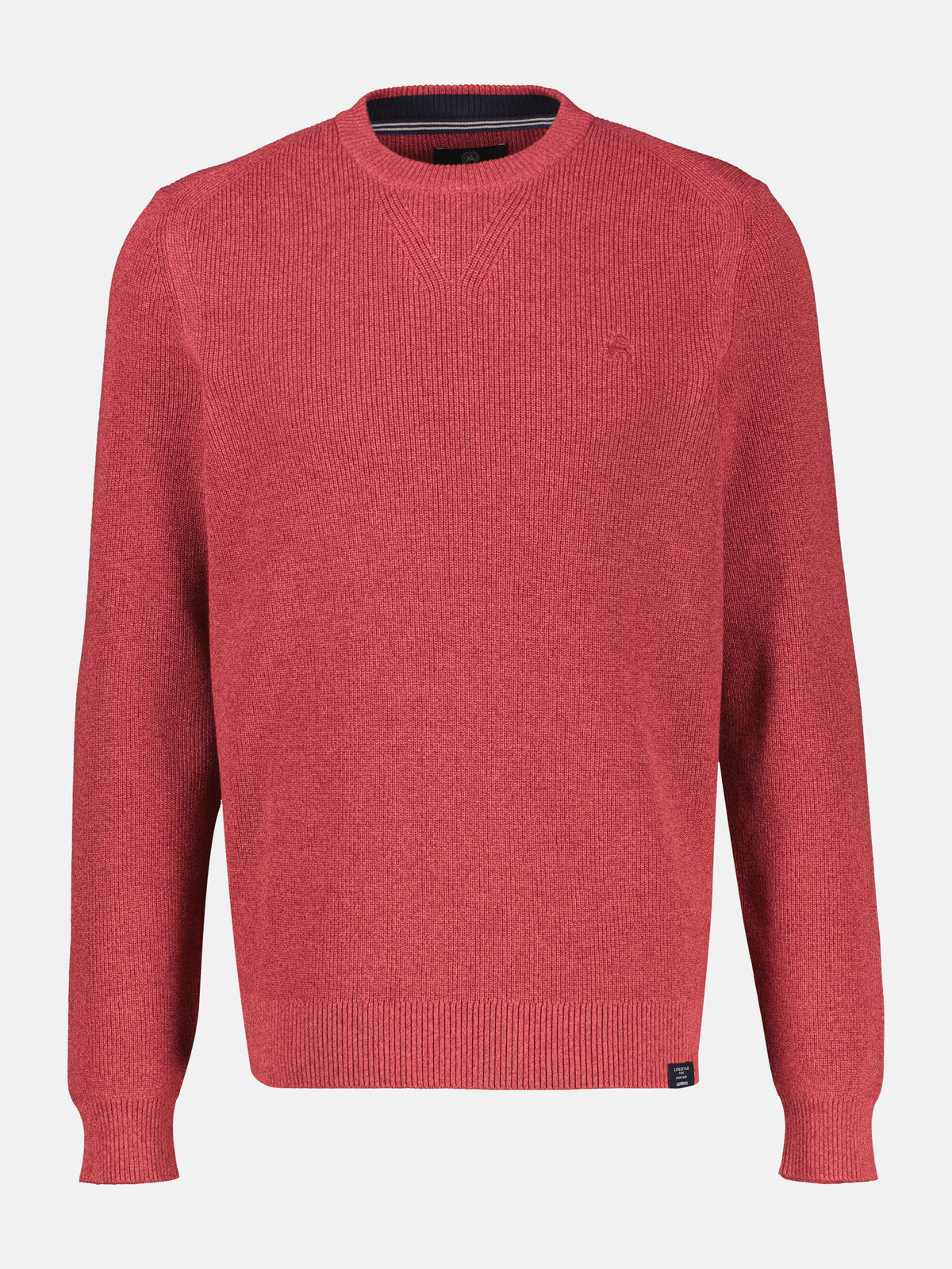 Stylish knit sweater with a comfortable crew neck