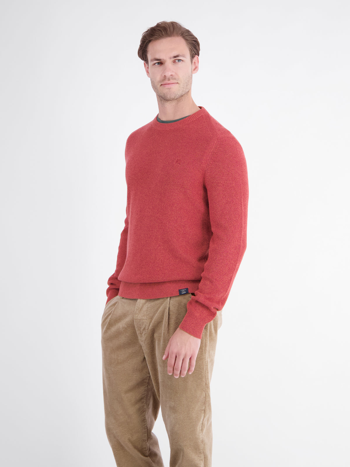 Stylish knit sweater with a comfortable crew neck