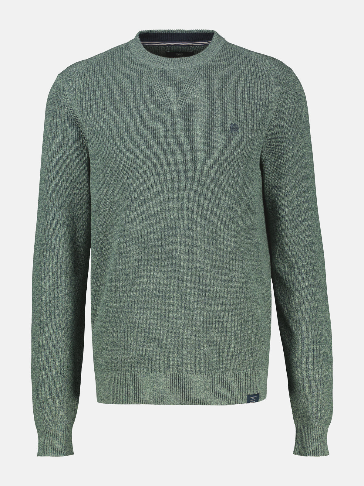 Stylish knit sweater with a comfortable crew neck