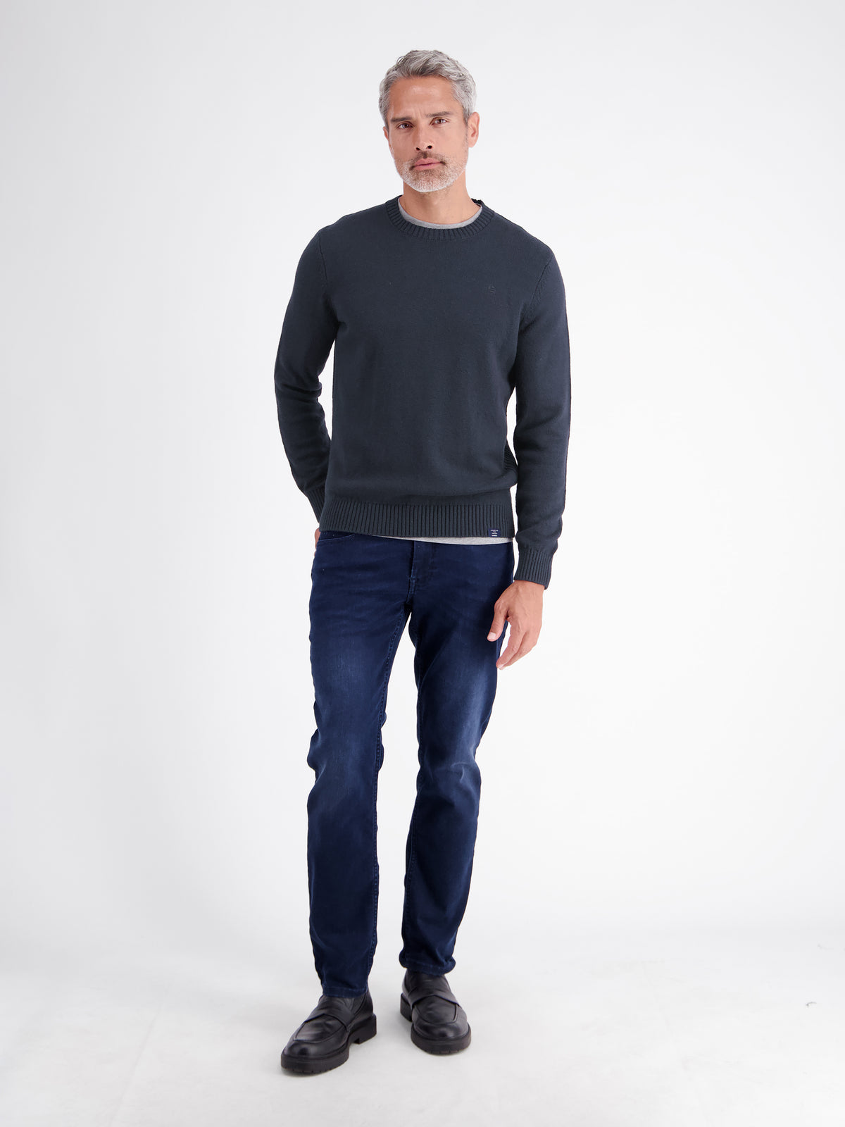 Sportiver Strickpullover aus bequemer, weicher Baumwolle