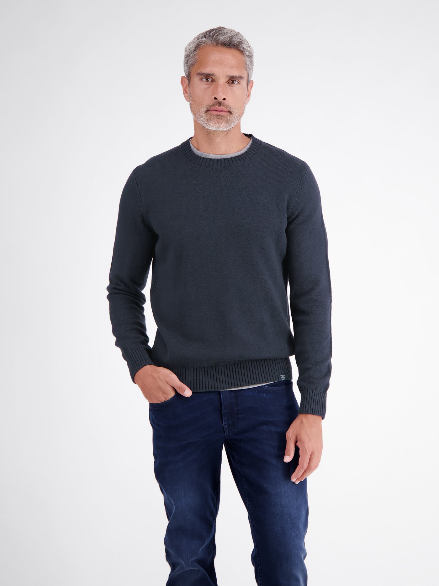 Sportiver Strickpullover aus bequemer, weicher Baumwolle